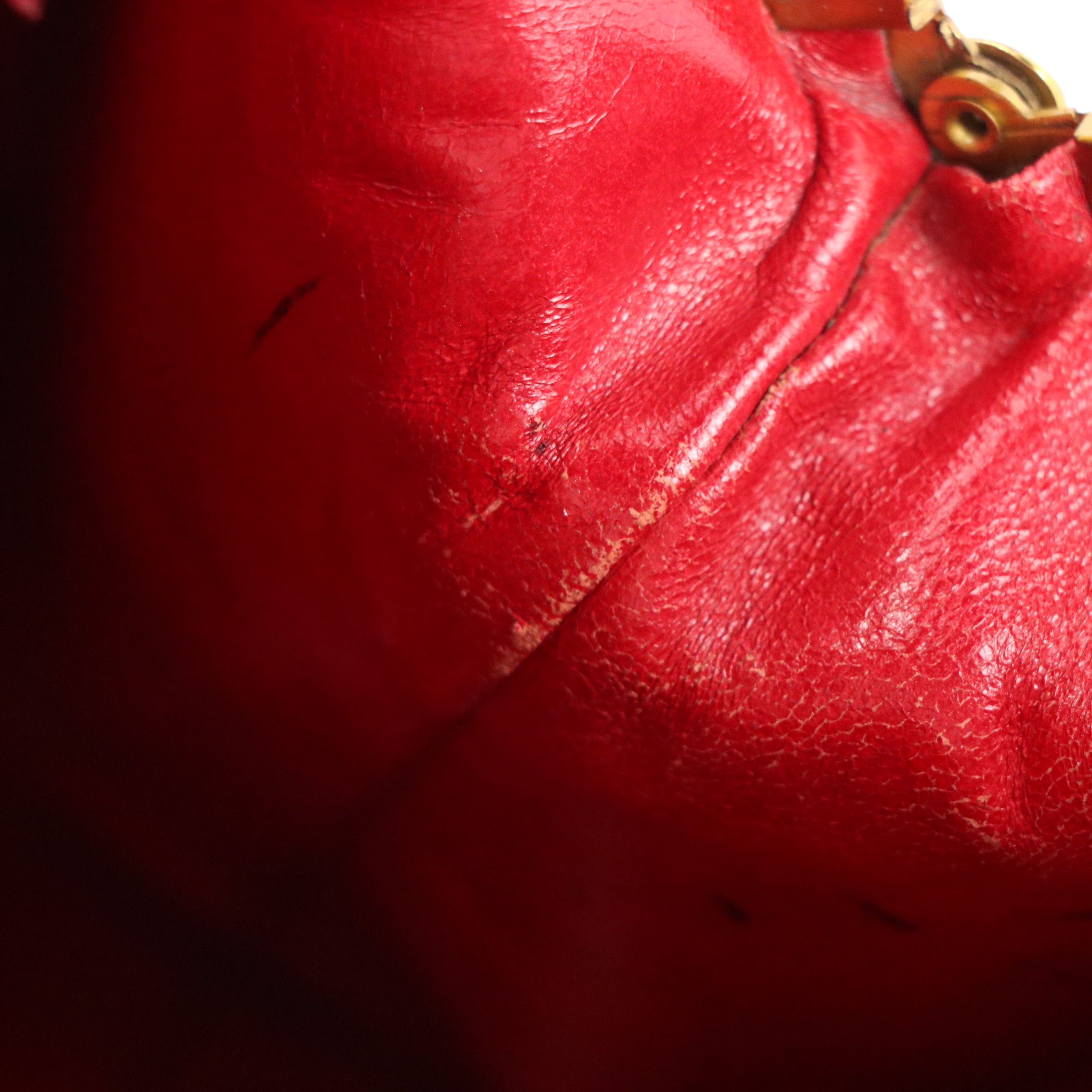 J. Miller Ostrich Skin Leather Handbag, Mid-20th Century