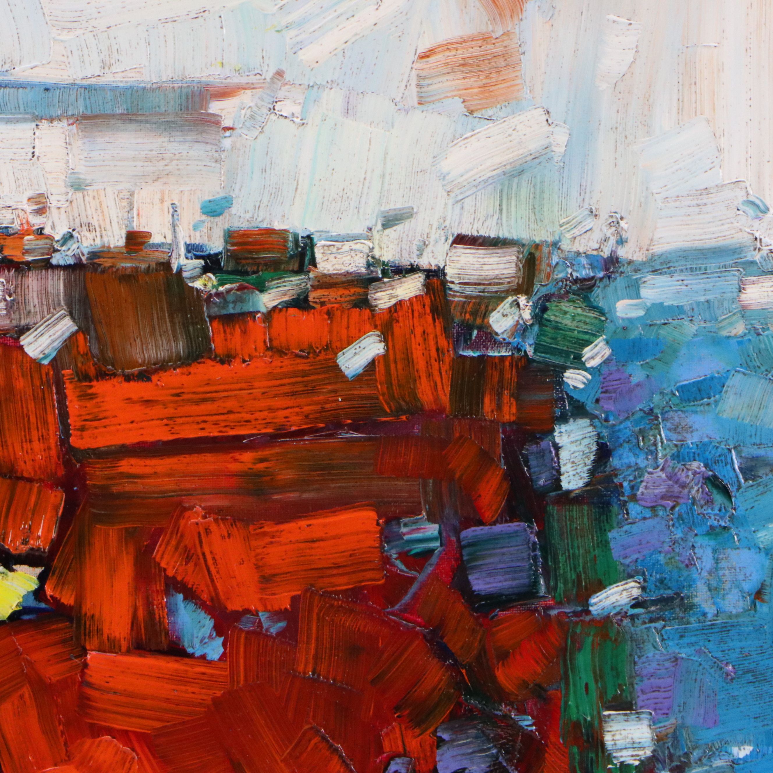 Serguei Novitchkov Oil Painting "Newport Beach, California," 2026