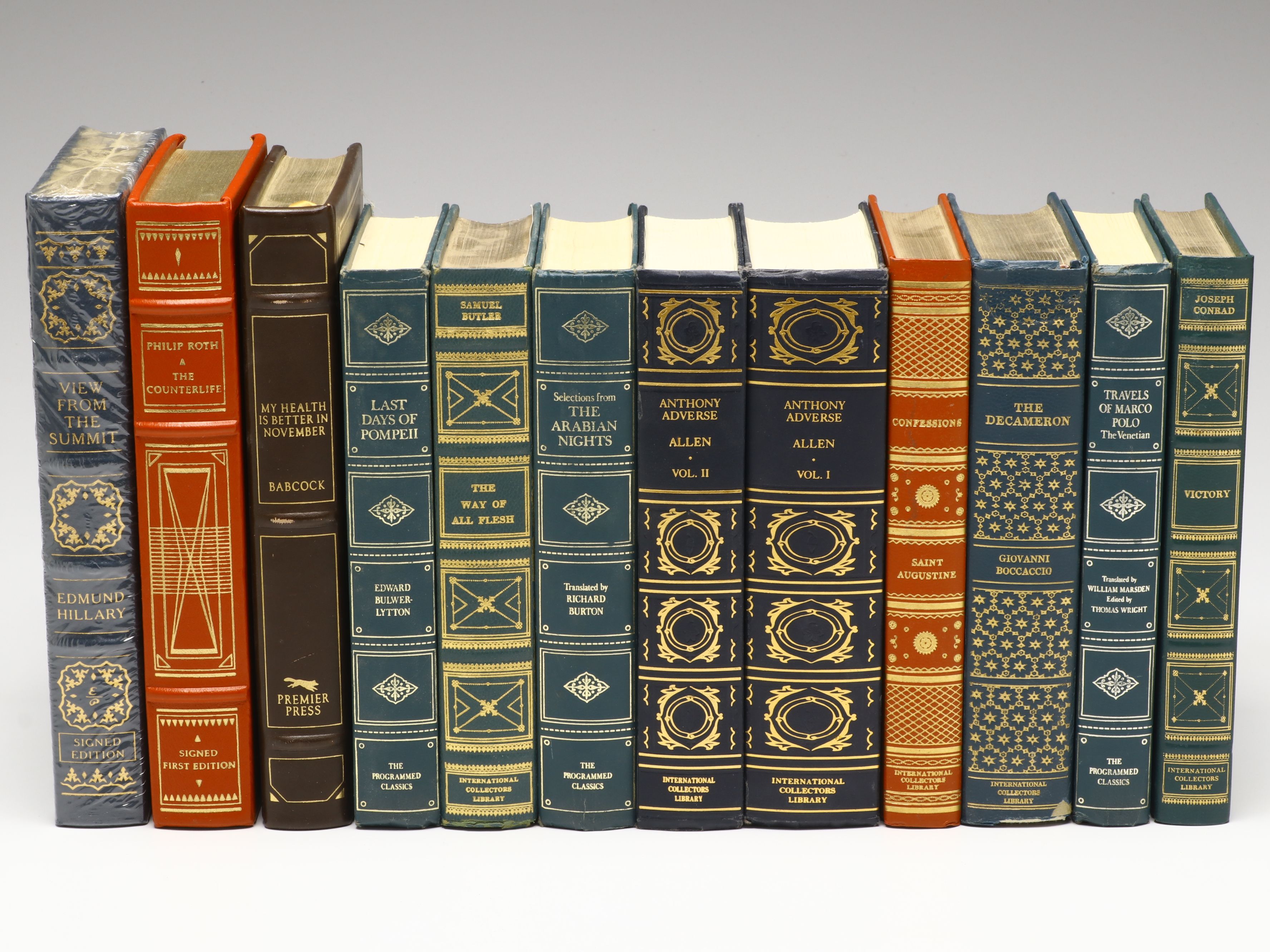 Signed First Edition "The Counterlife" by Philip Roth and More Books