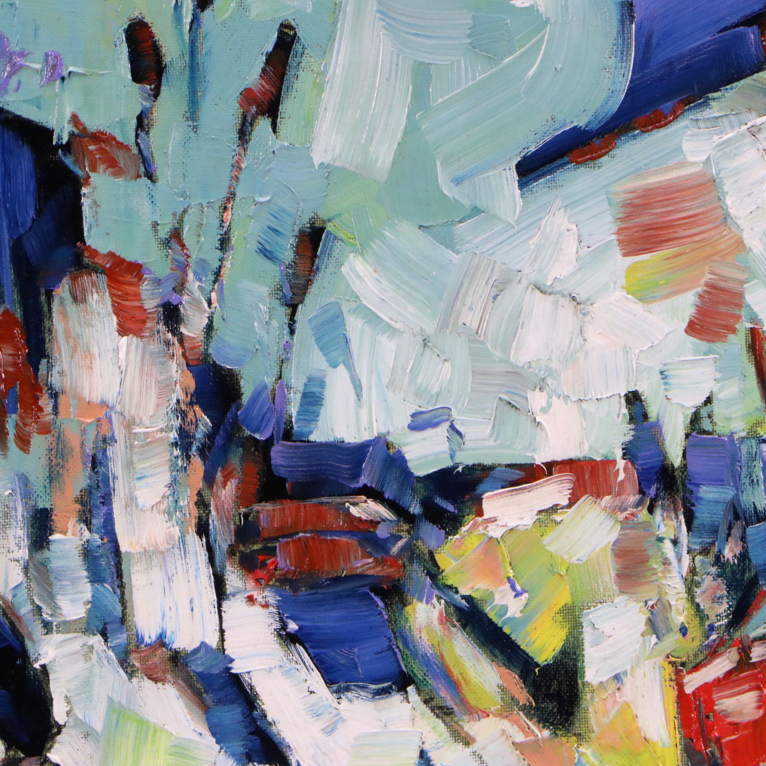 Serguei Novitchkov Oil Painting "Lake Avenue, Pasadena, California," 2026