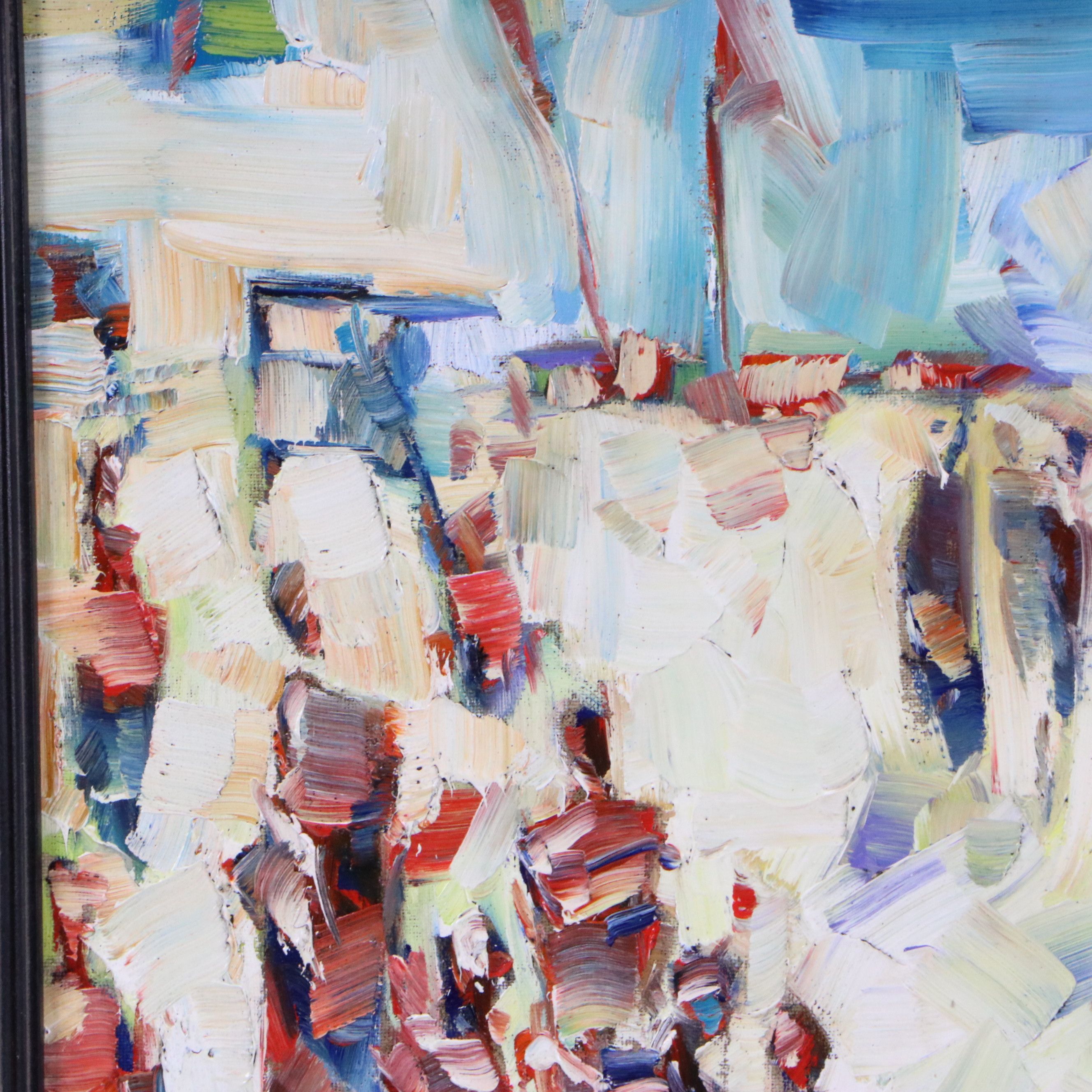 Serguei Novitchkov Oil Painting "San Diego, California," 2026