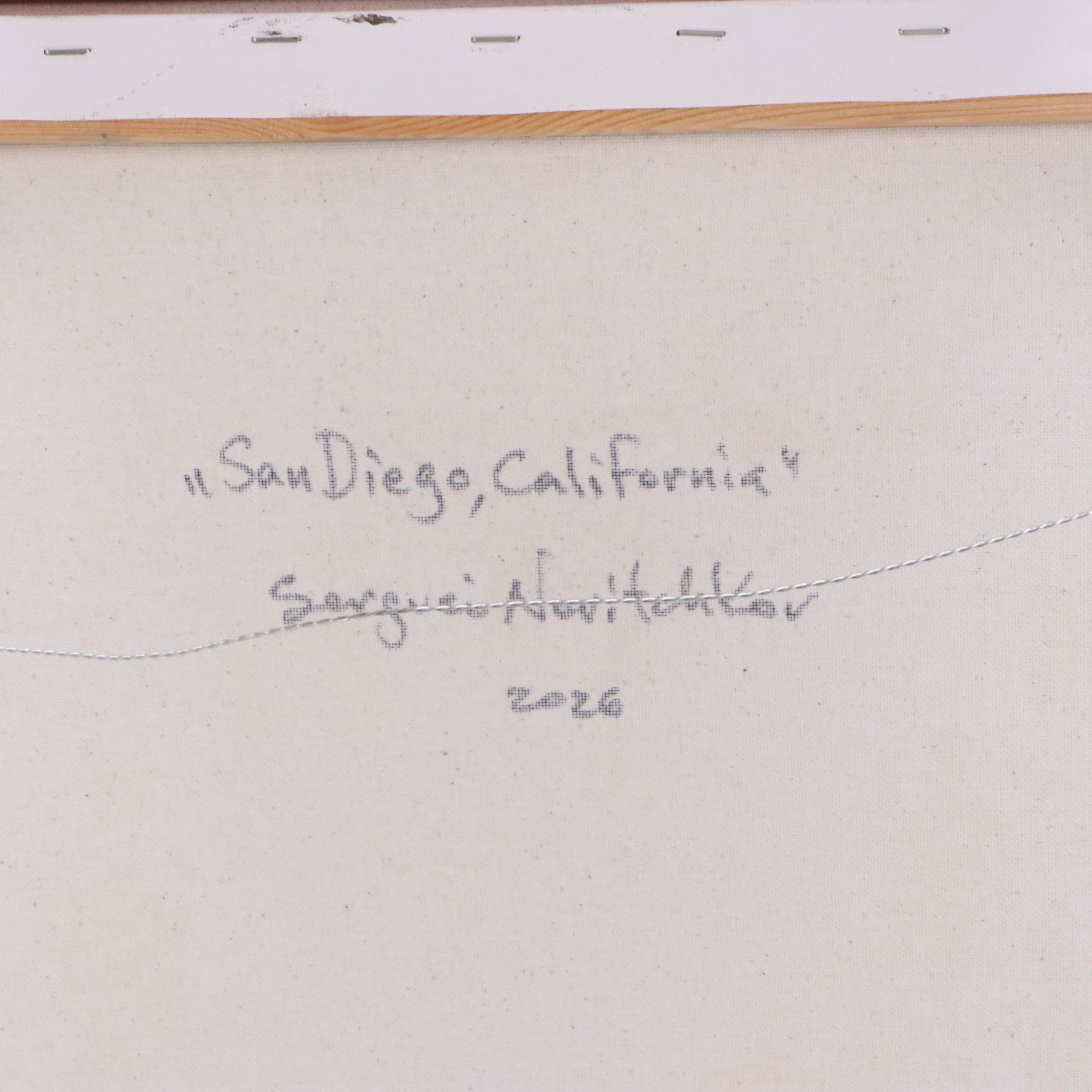 Serguei Novitchkov Oil Painting "San Diego, California," 2026