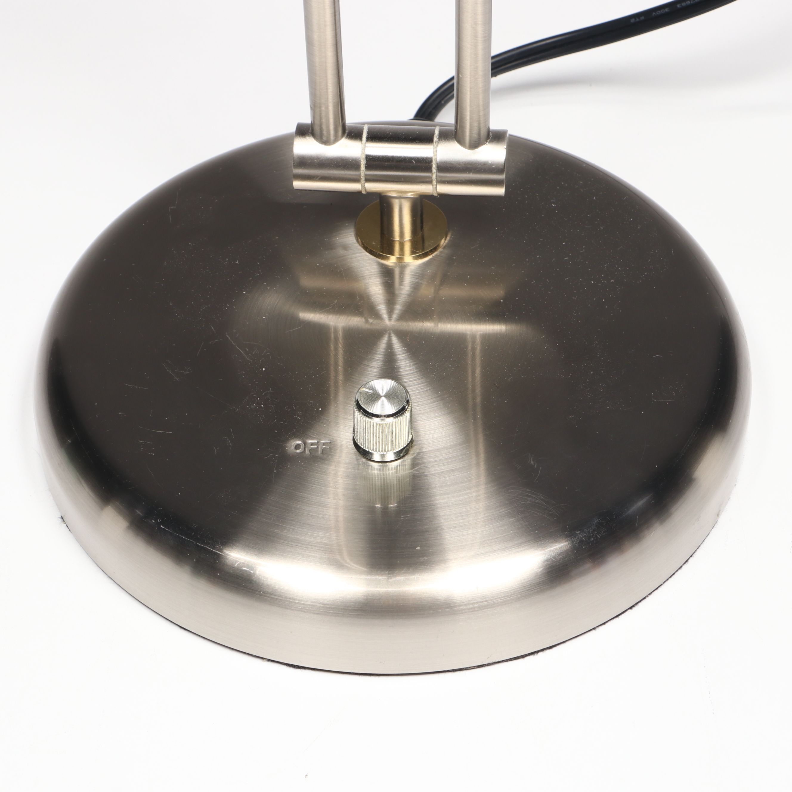 Tensor Modern Brushed Metal and Brass Articulated Desk Lamp, 2008