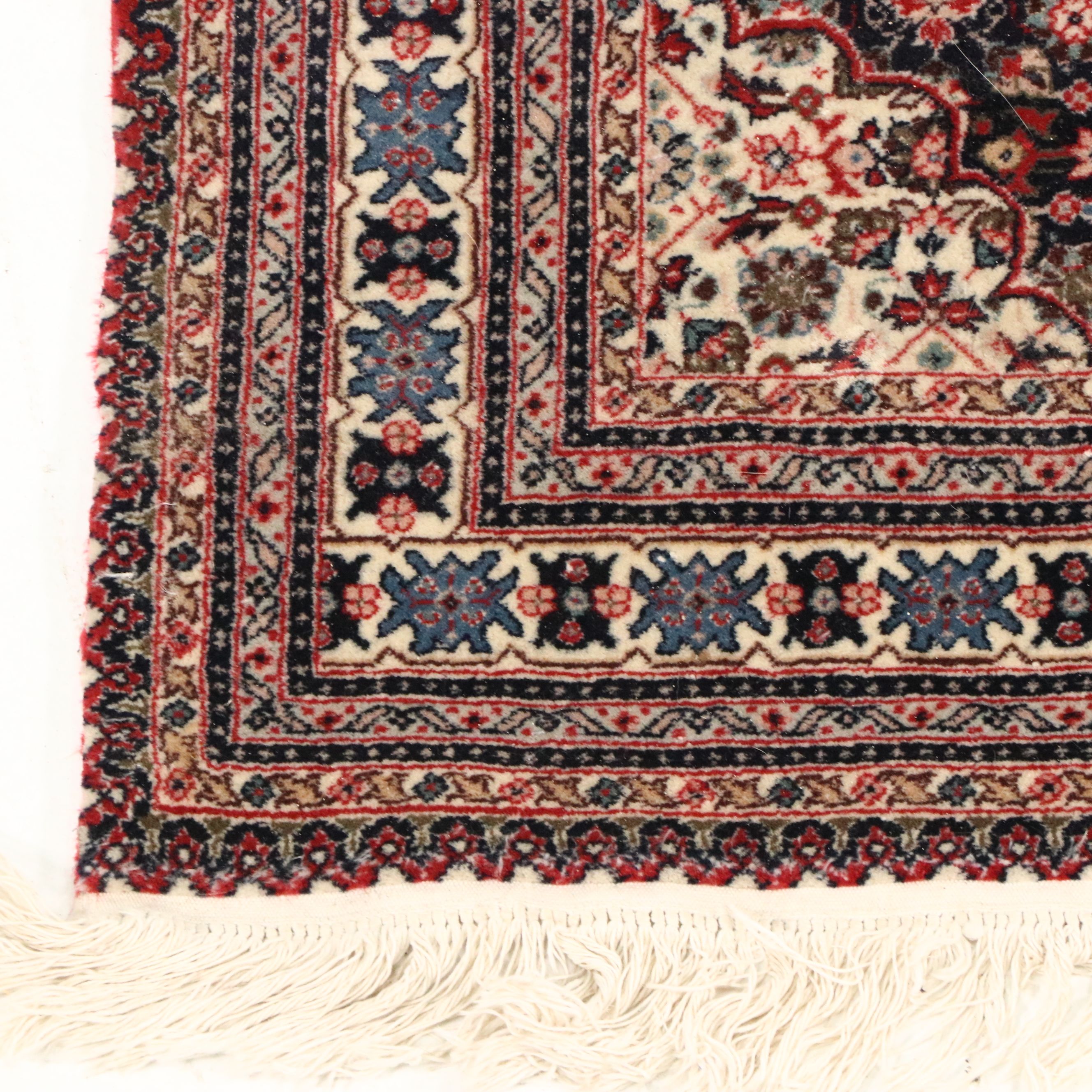 4'1 x 6'9 Hand-Knotted Persian Veramin Area Rug