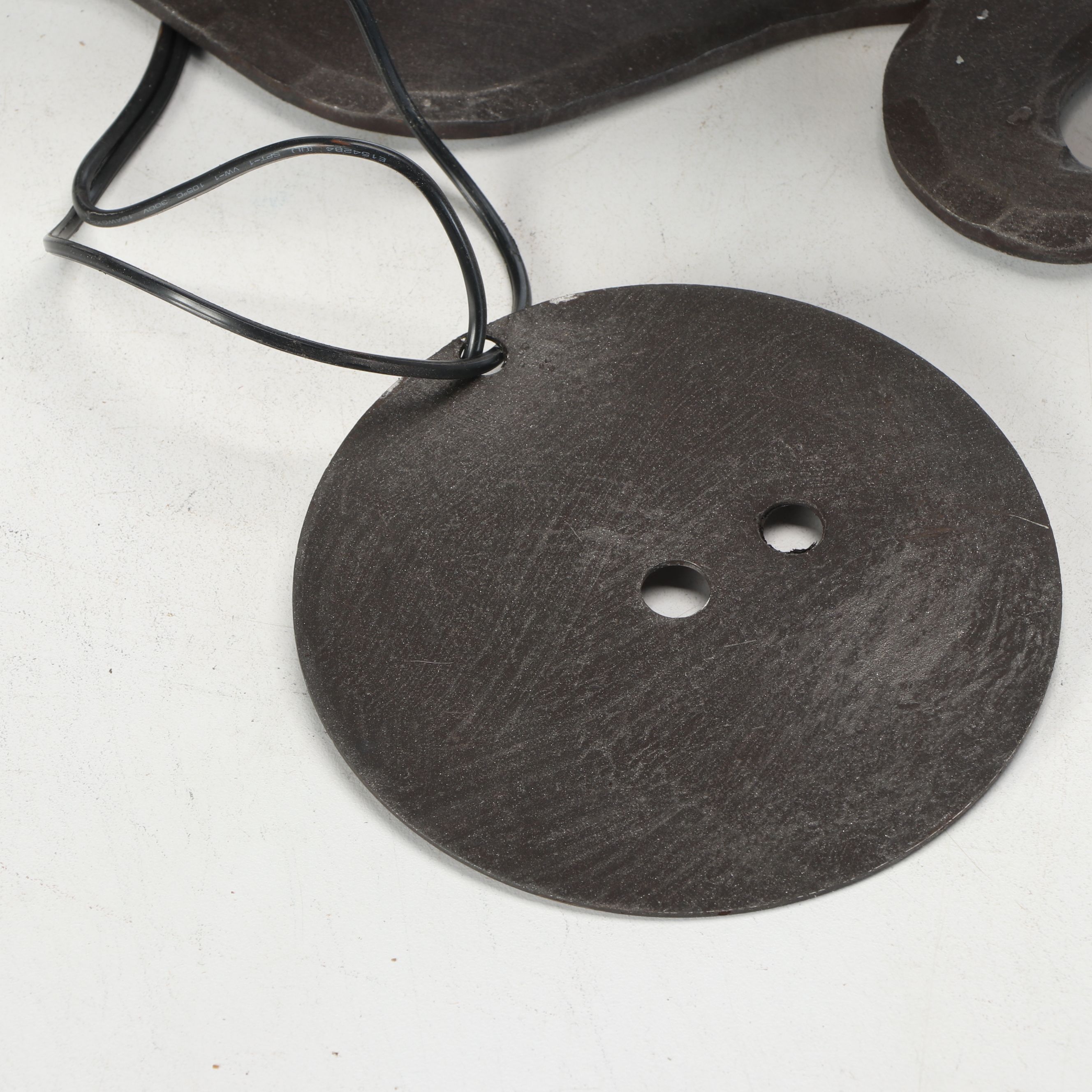 Spanish Revival Style Metal Wall Sconces with Clip on Shades