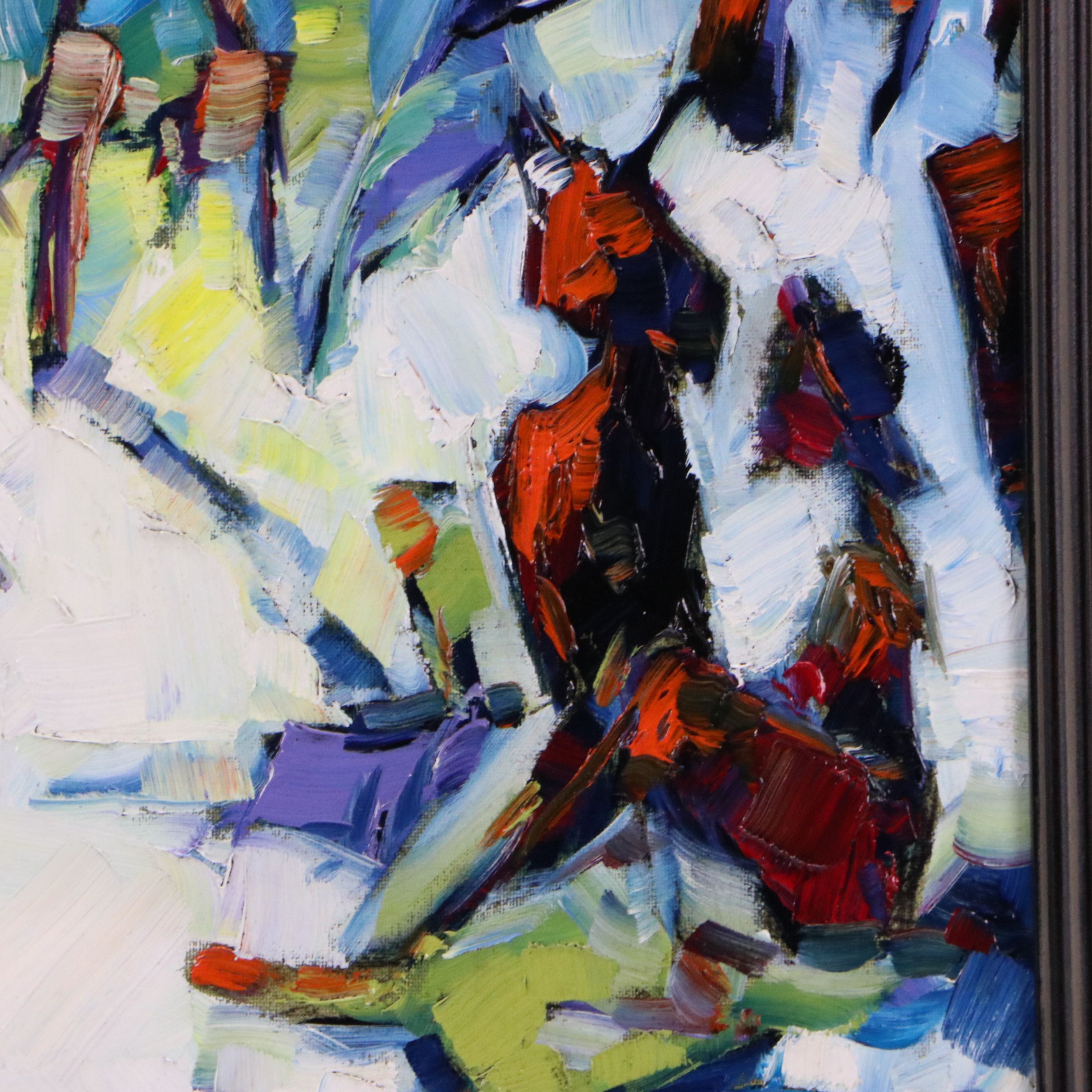 Serguei Novitchkov Oil Painting "Long Beach, California," 2026