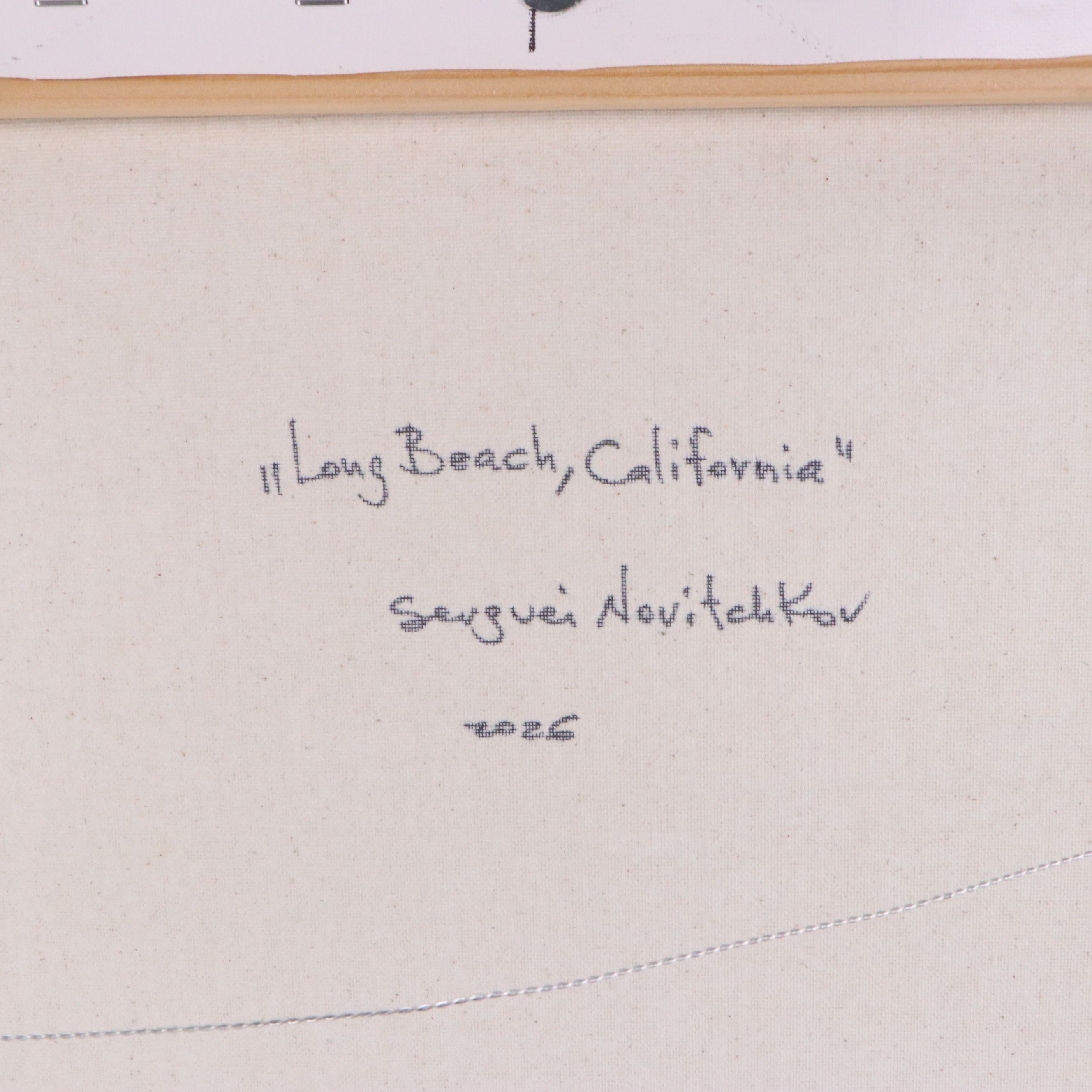 Serguei Novitchkov Oil Painting "Long Beach, California," 2026