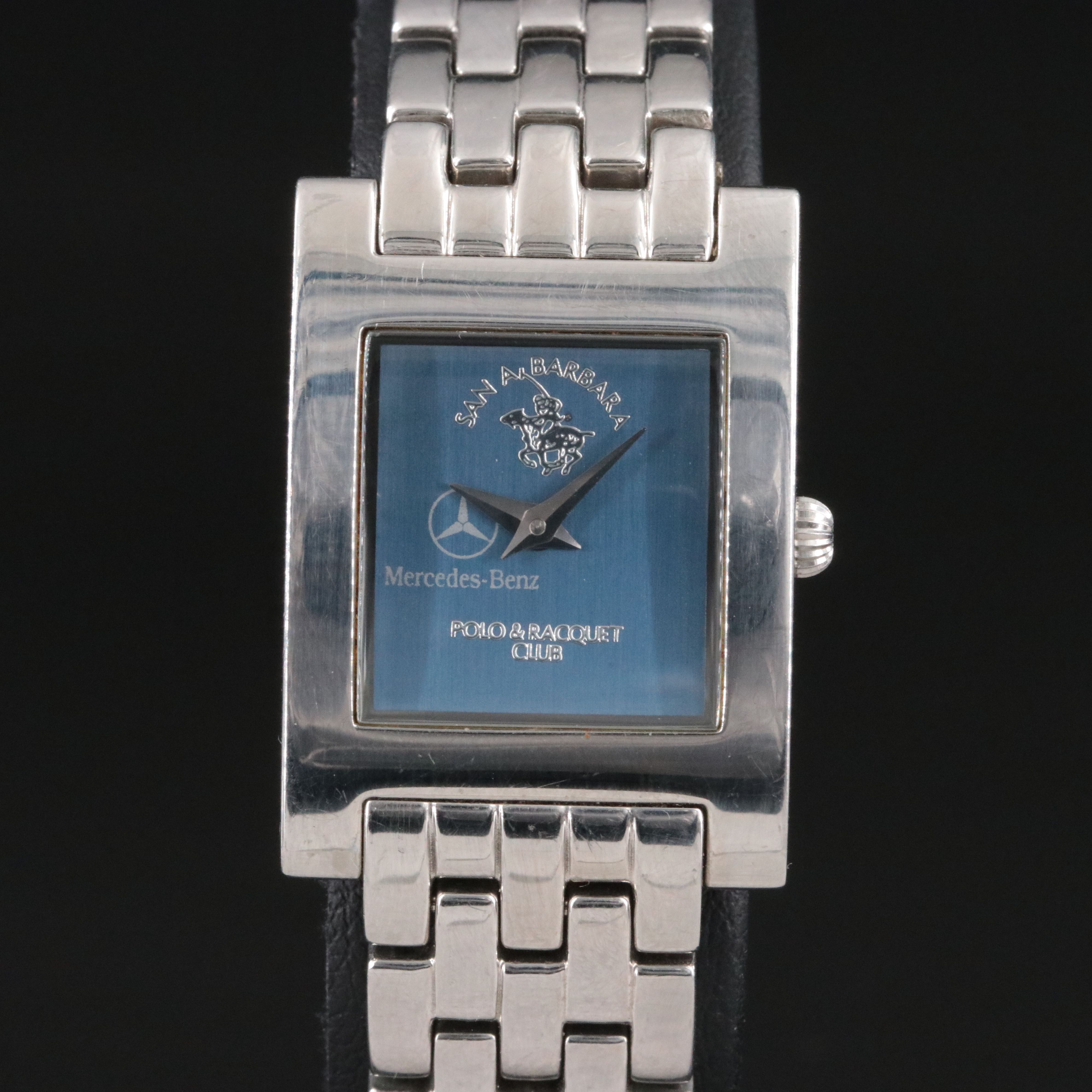 Mercedes Benz and Santa Barbara Polo & Racquet Club Stainless Steel Watch