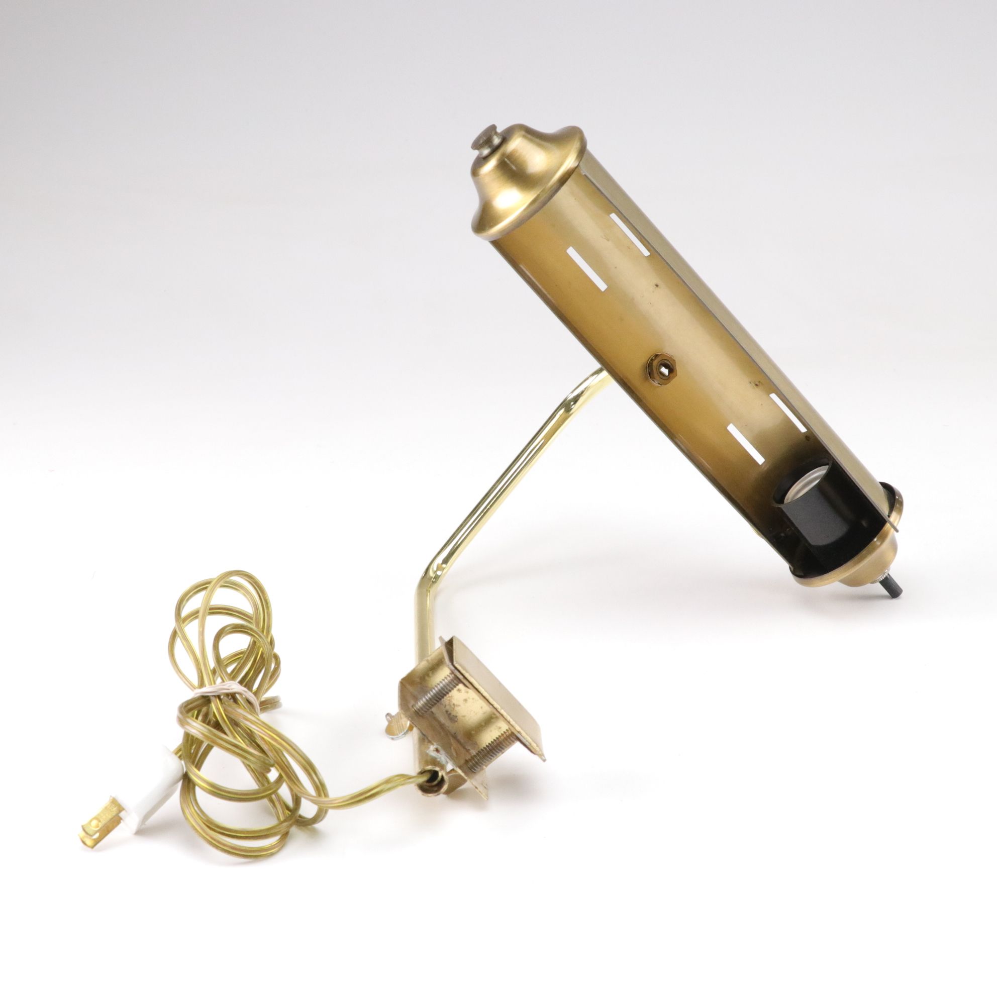 Brass Hourglass with Frame Mount Picture Light