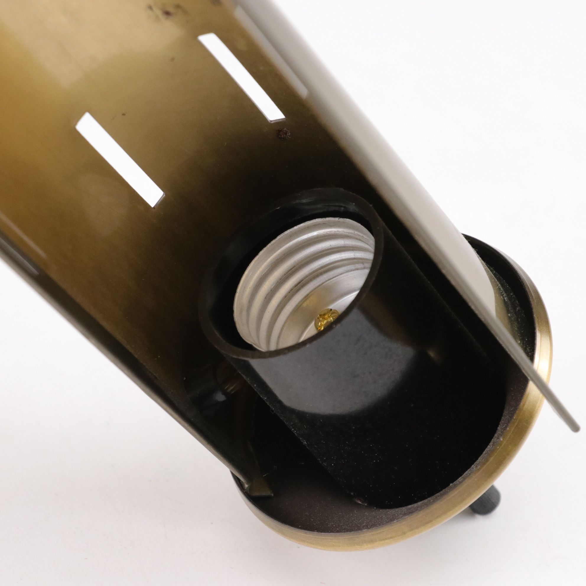 Brass Hourglass with Frame Mount Picture Light