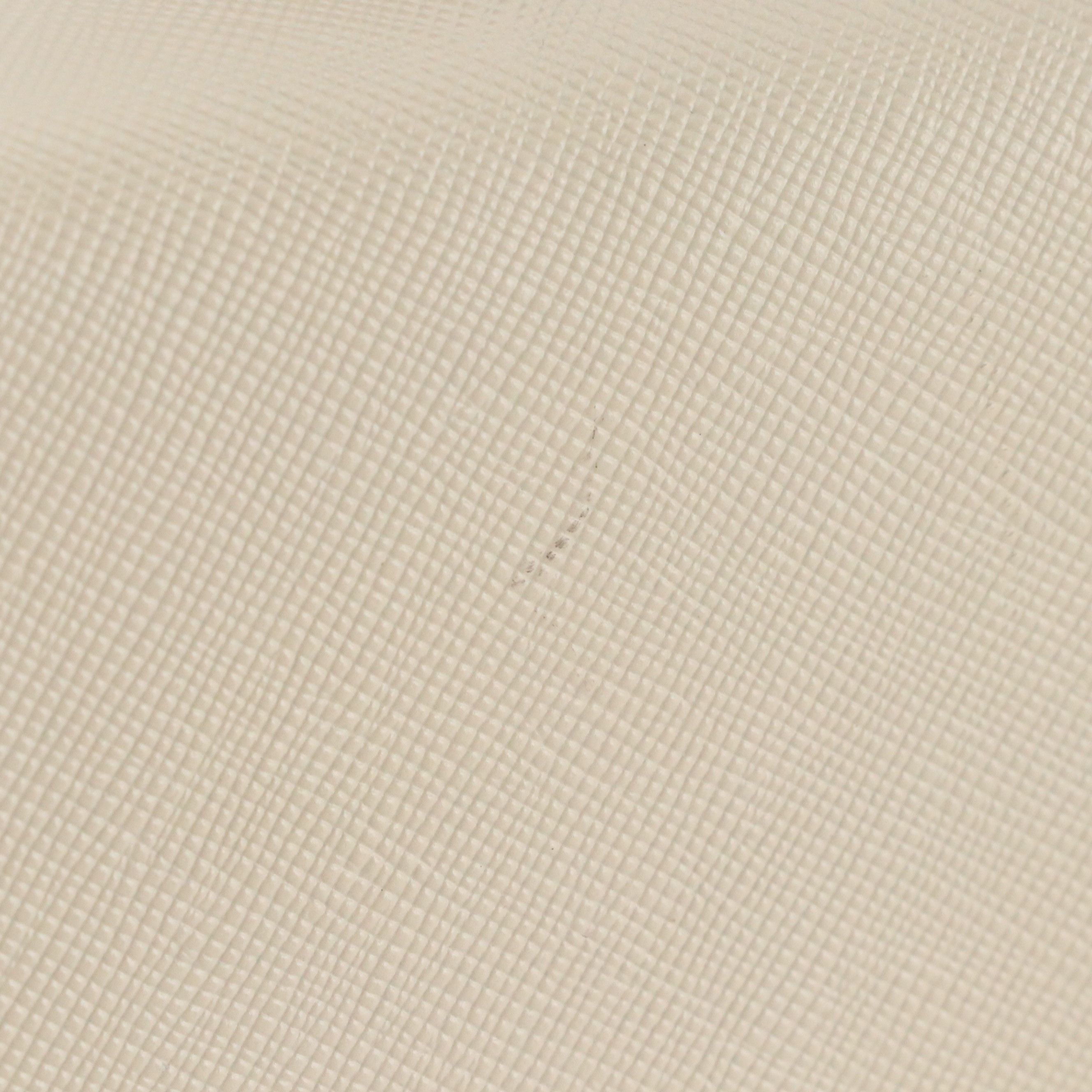 Salvatore Ferragamo Gancini Top Handle Two-Way Bag in White Saffiano Leather