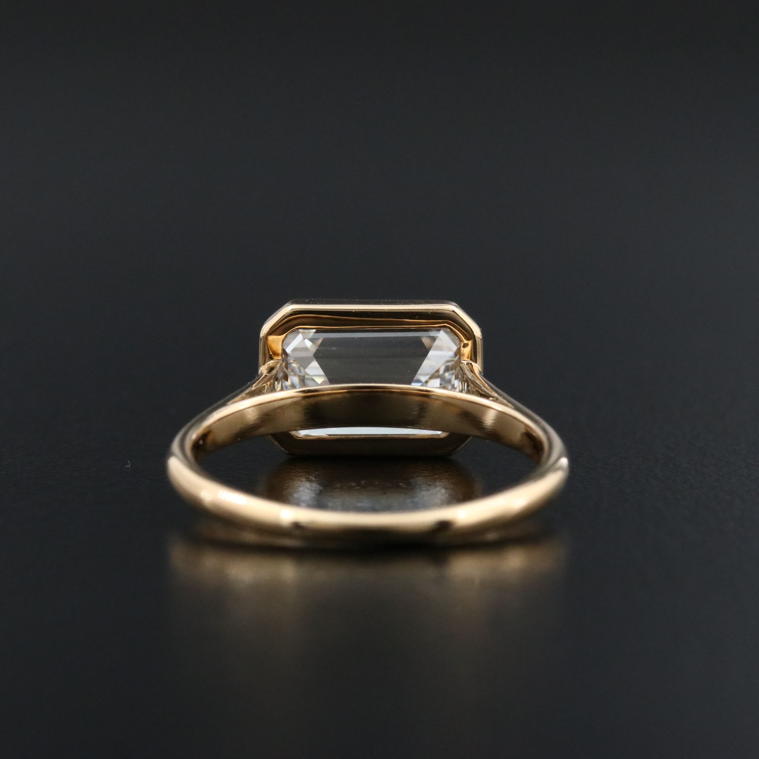 18K 2.99 CT Lab Grown Diamond Solitaire Ring with IGI Report