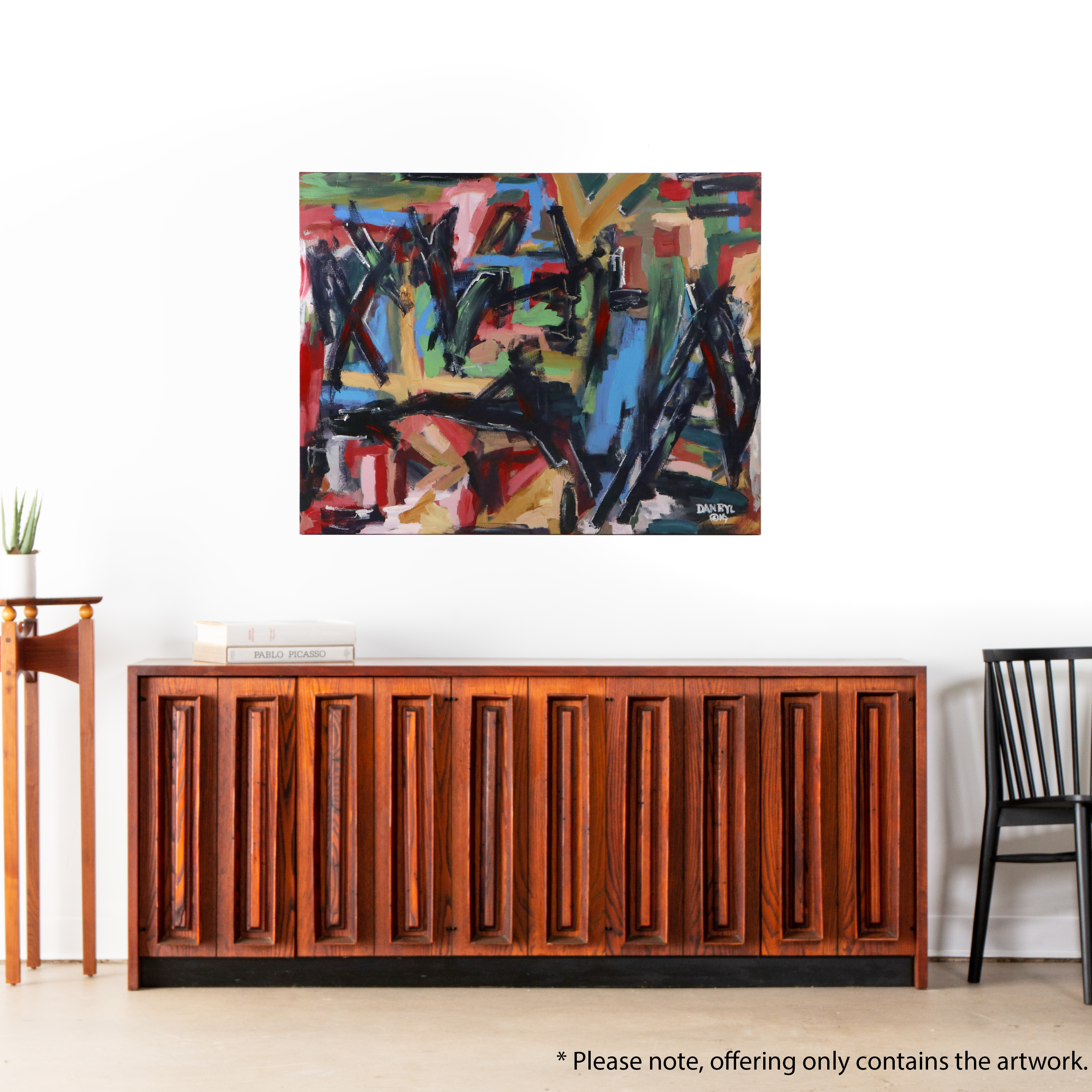 Dan Byl Abstract Acrylic Painting "The Deal," 2016