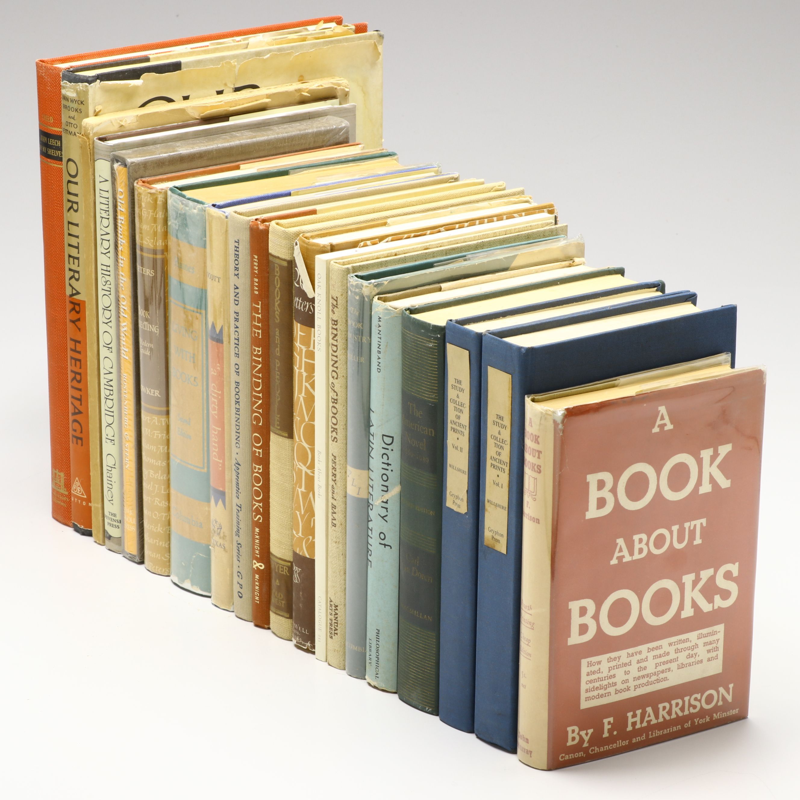 "Old Books in the Old World" with More Bookbinding and Literary History Books