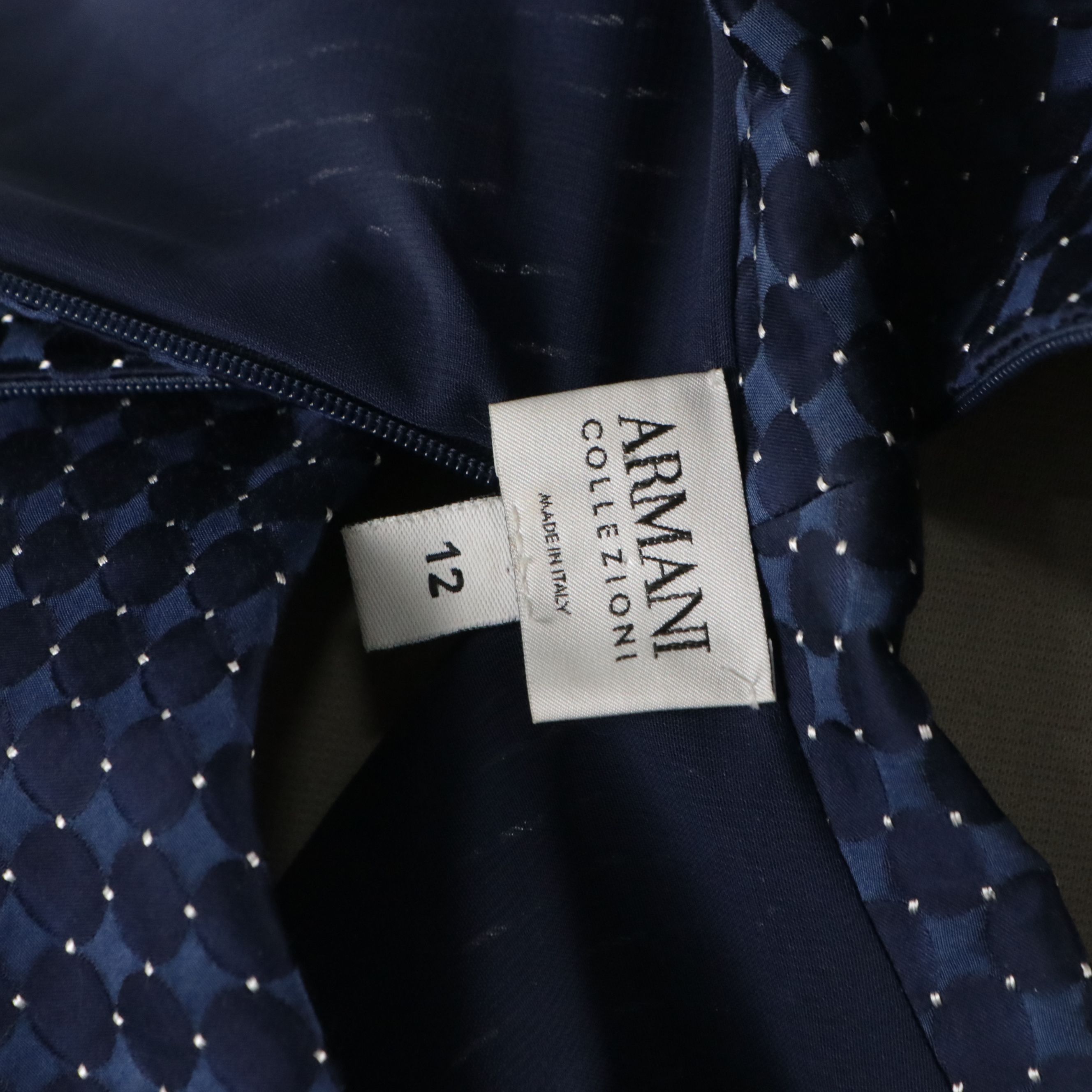 Armani Collezioni Cap Sleeve Sheath Dress with Lapel