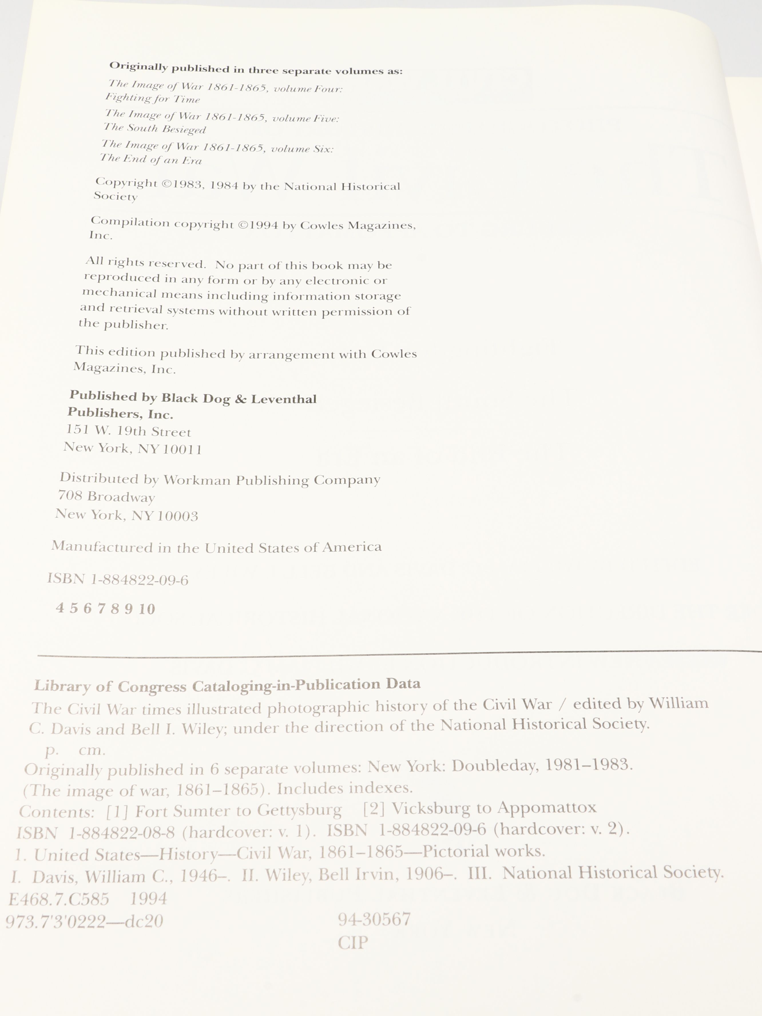 "A Picture History of the Civil War" with More Lincoln and Civil War Books