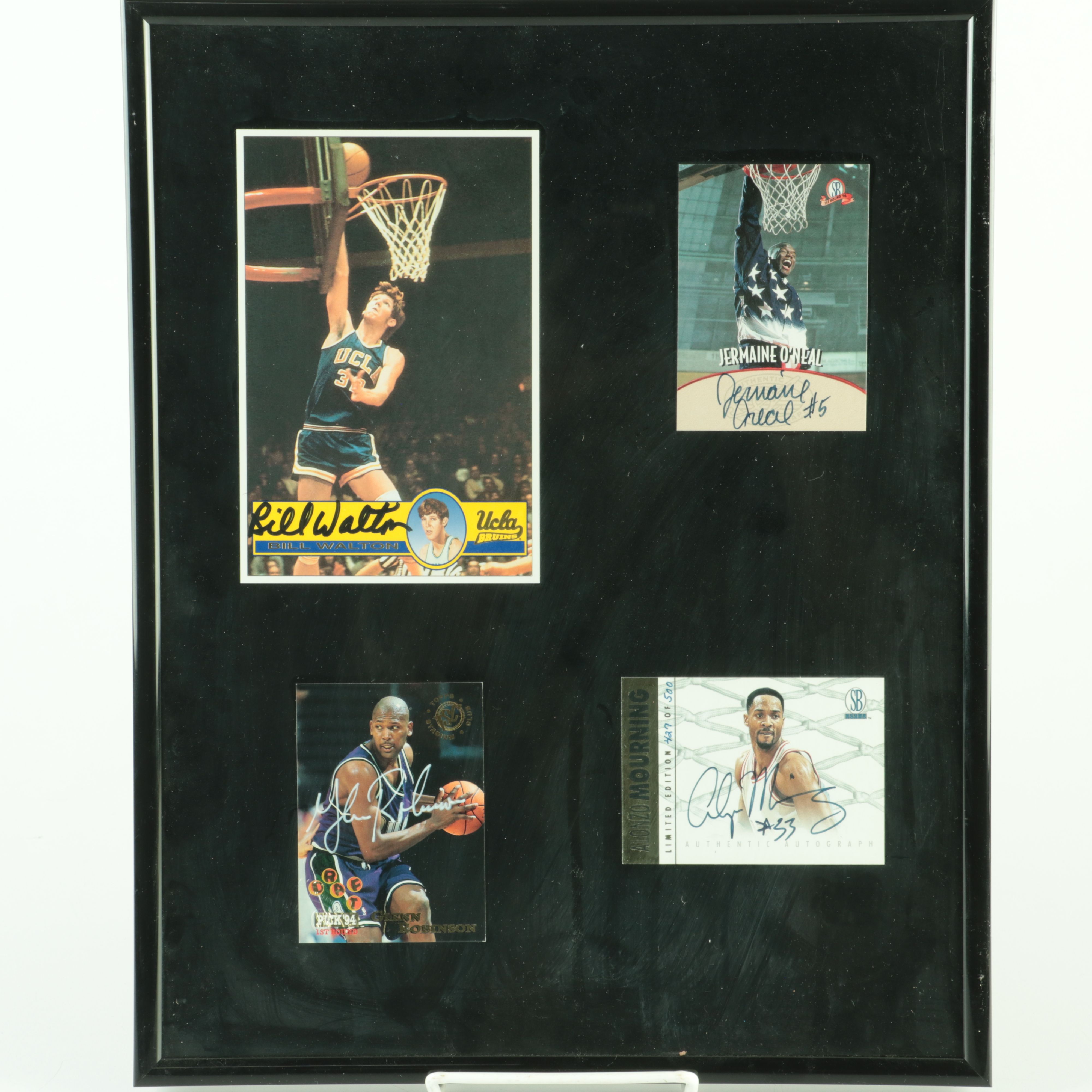 Ten Signatures of Sports Stars, Including Barry Bonds, John Wooden, Joe Montana