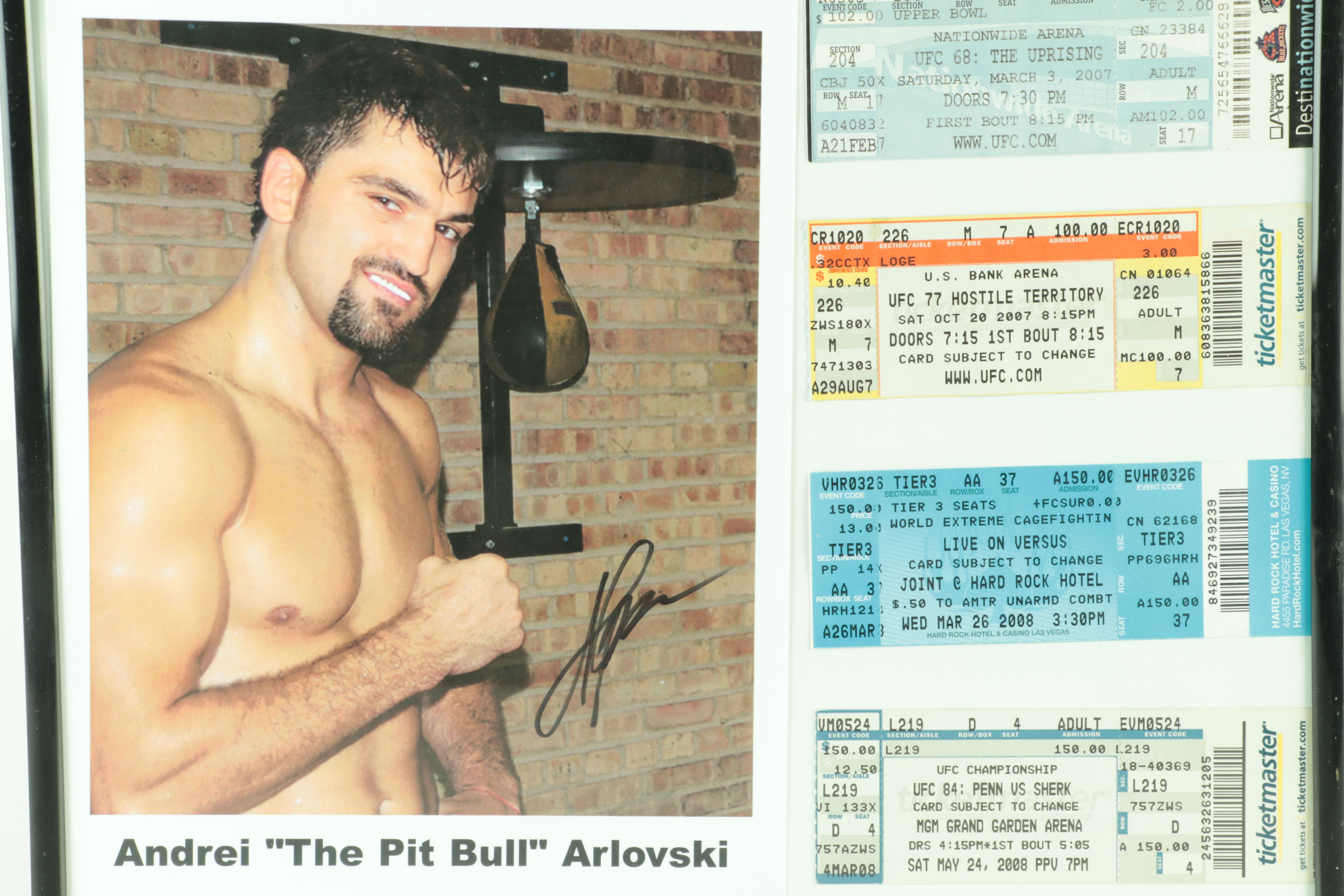 Ten Signatures of Sports Stars, Including Barry Bonds, John Wooden, Joe Montana