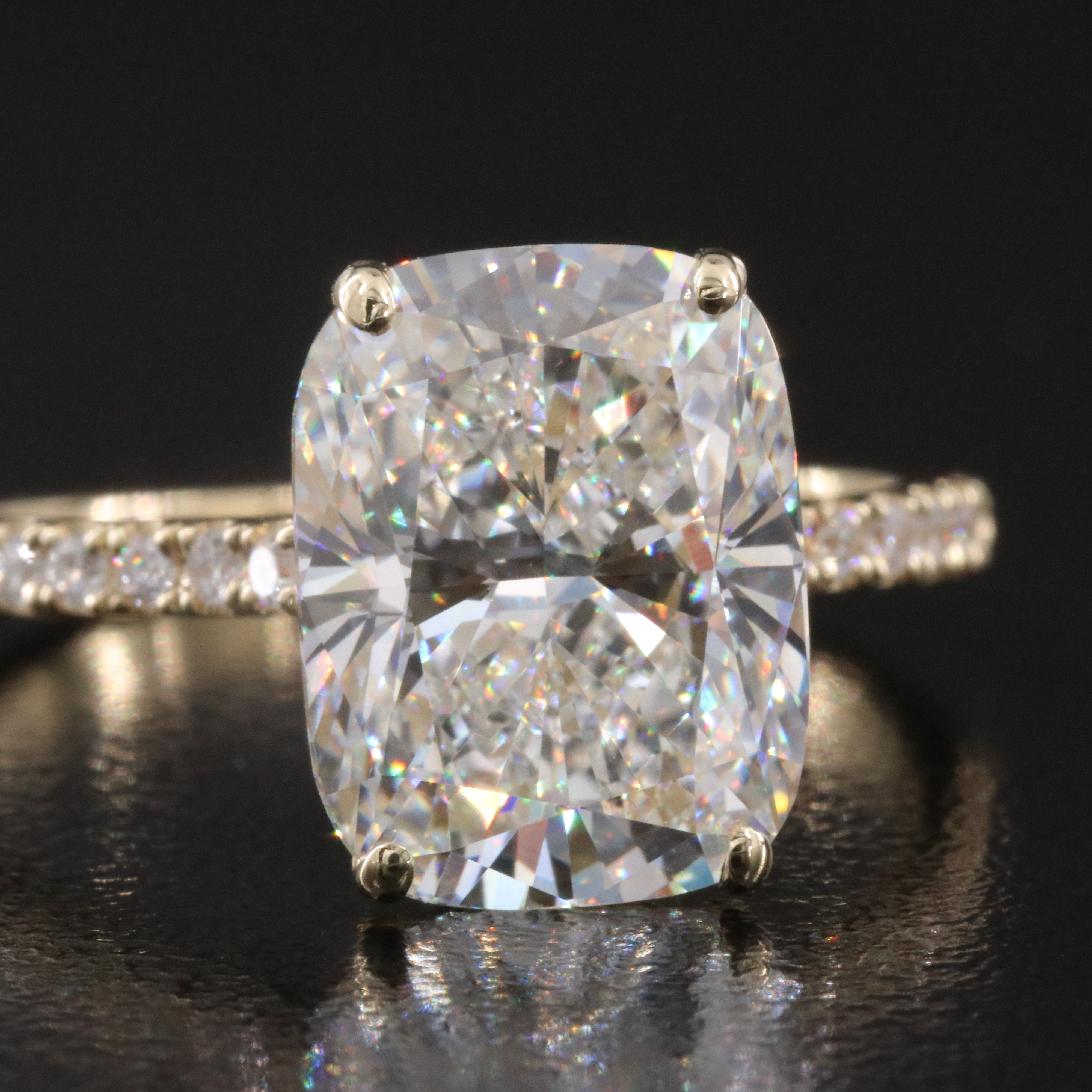 14K 5.23 CTW Lab Grown Diamond Ring with IGI Report