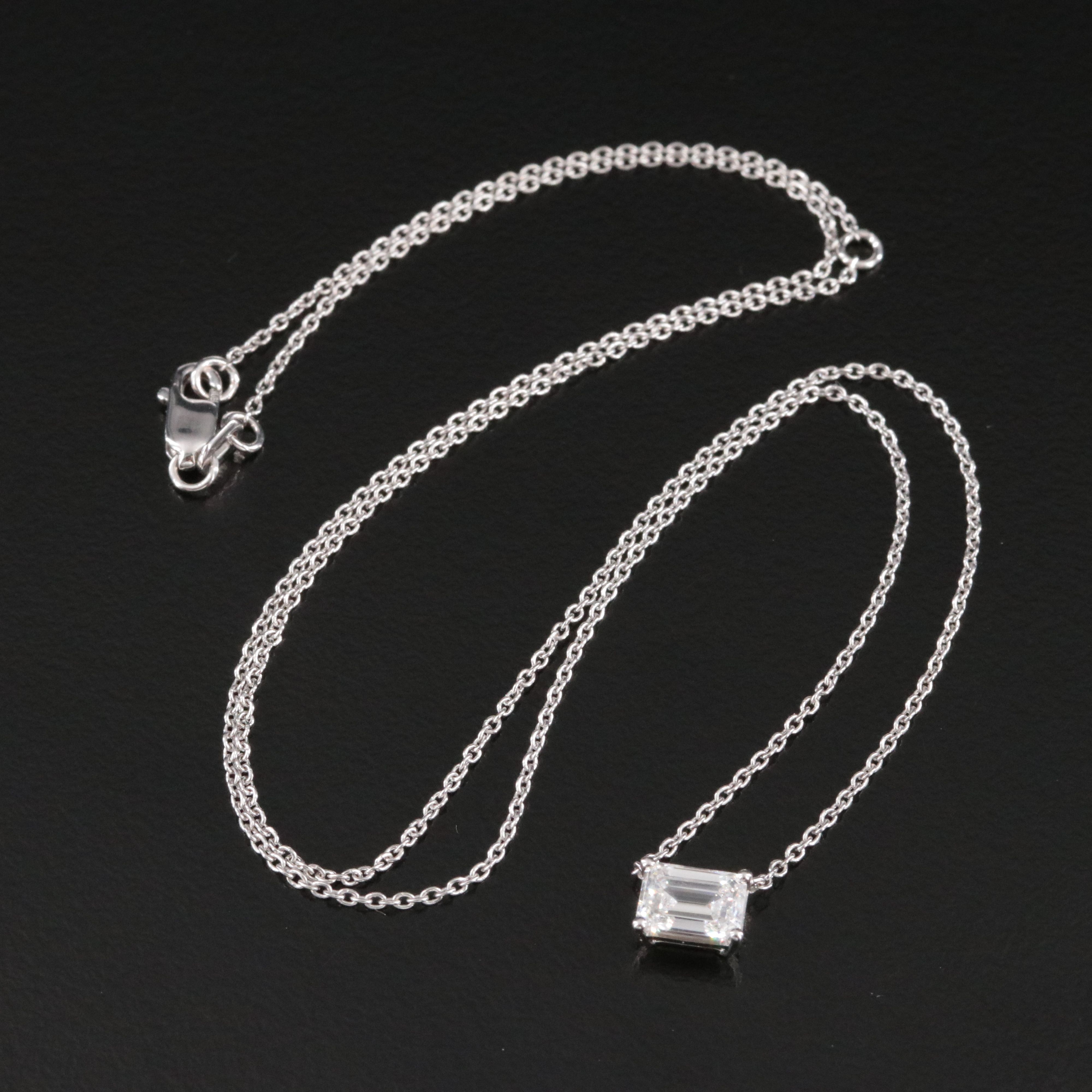 14K 0.70 CT Lab Grown Diamond Necklace