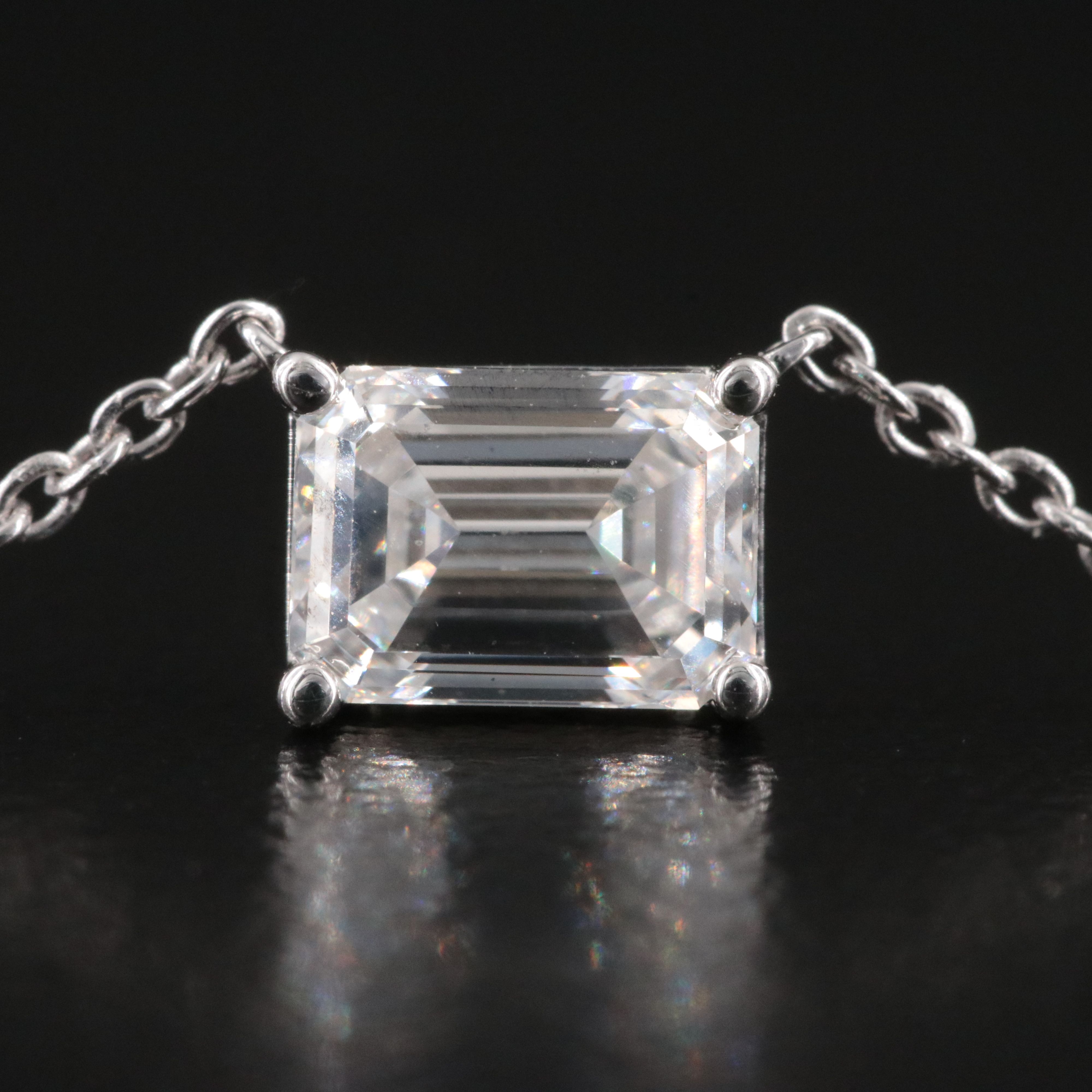 14K 0.70 CT Lab Grown Diamond Necklace
