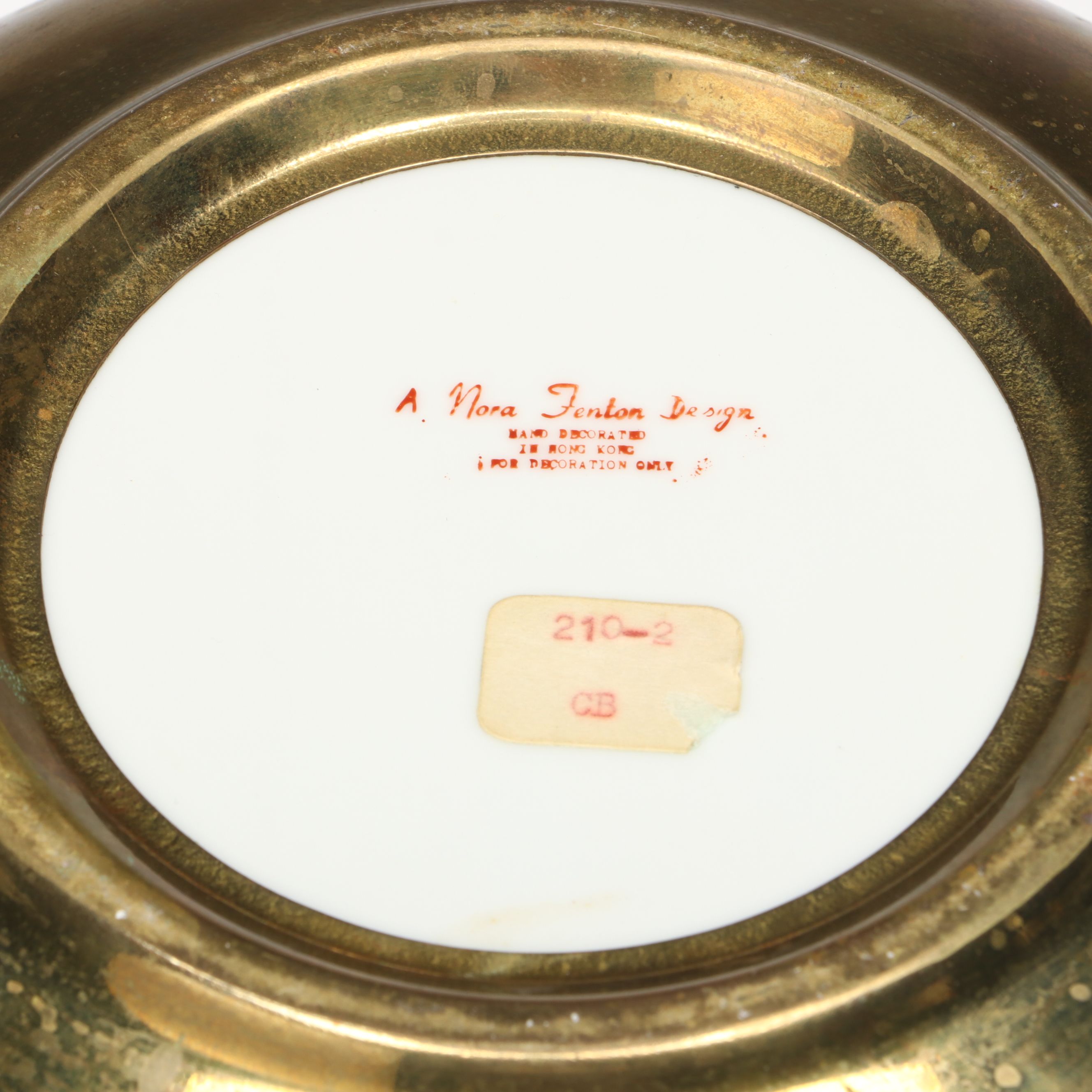 Nora Fenton Design and Other Metal-Rimmed Porcelain Bowls