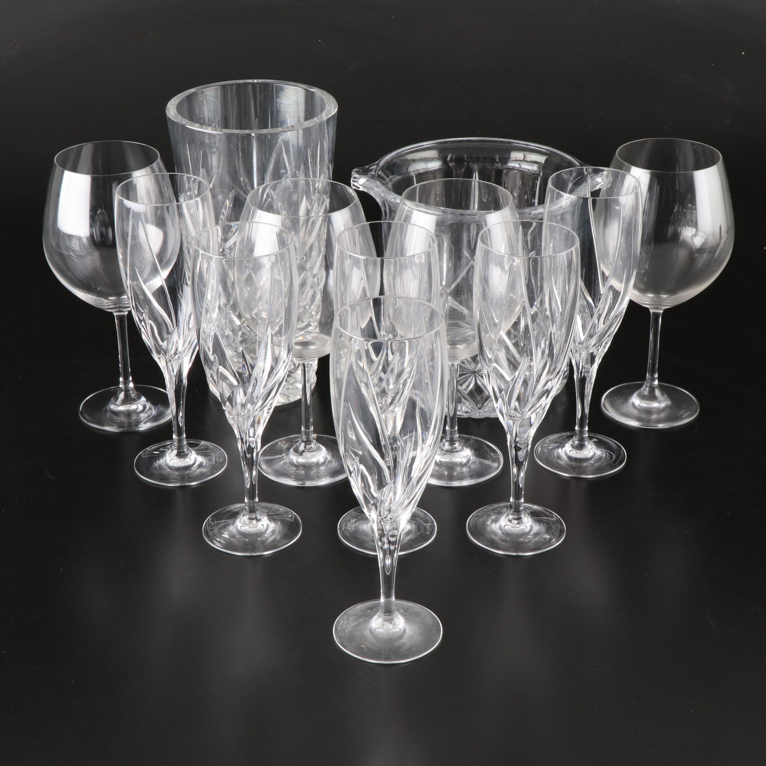 Marquis by Waterford "Vintage" Wine Glasses and More Crystal Bar Accessories