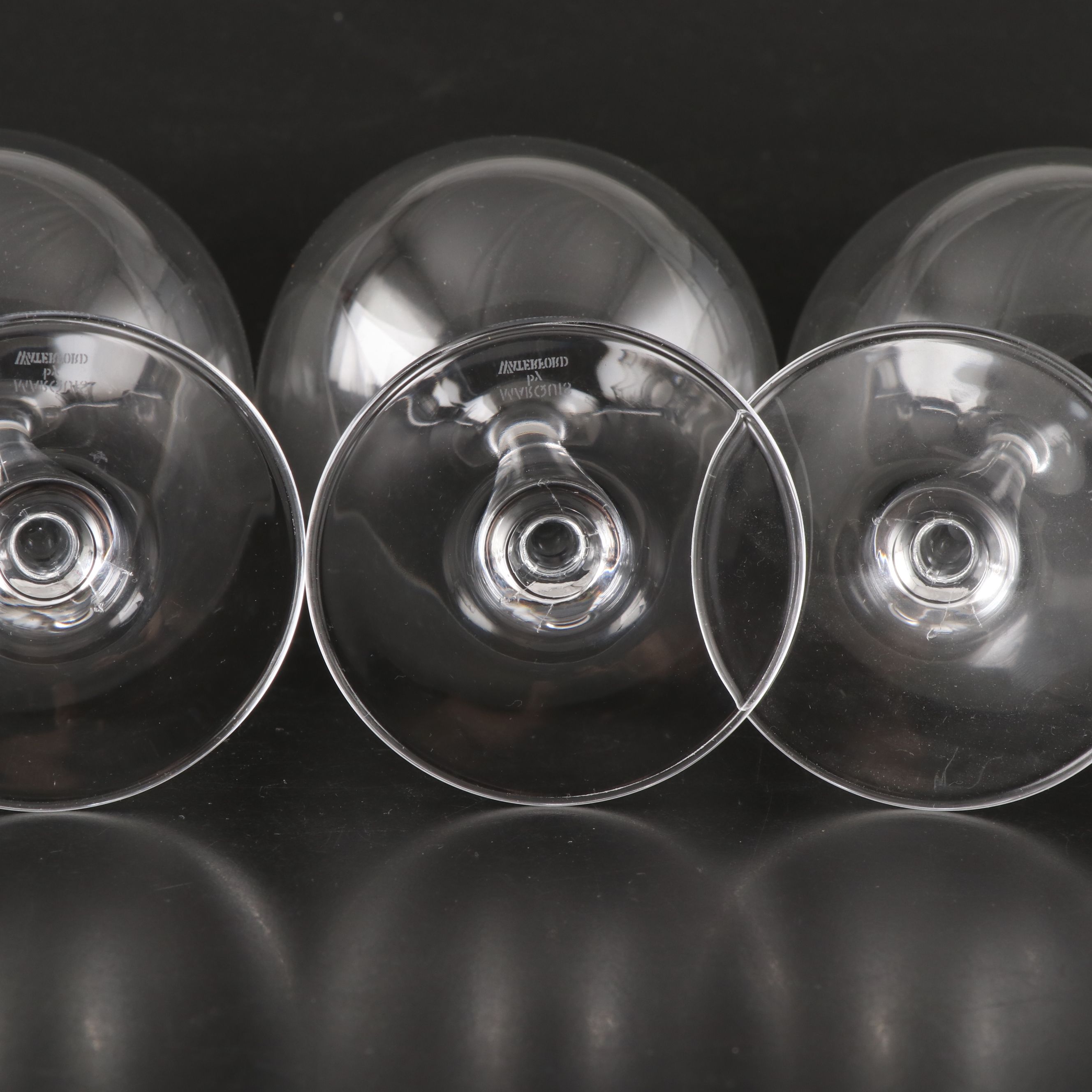 Marquis by Waterford "Vintage" Wine Glasses and More Crystal Bar Accessories