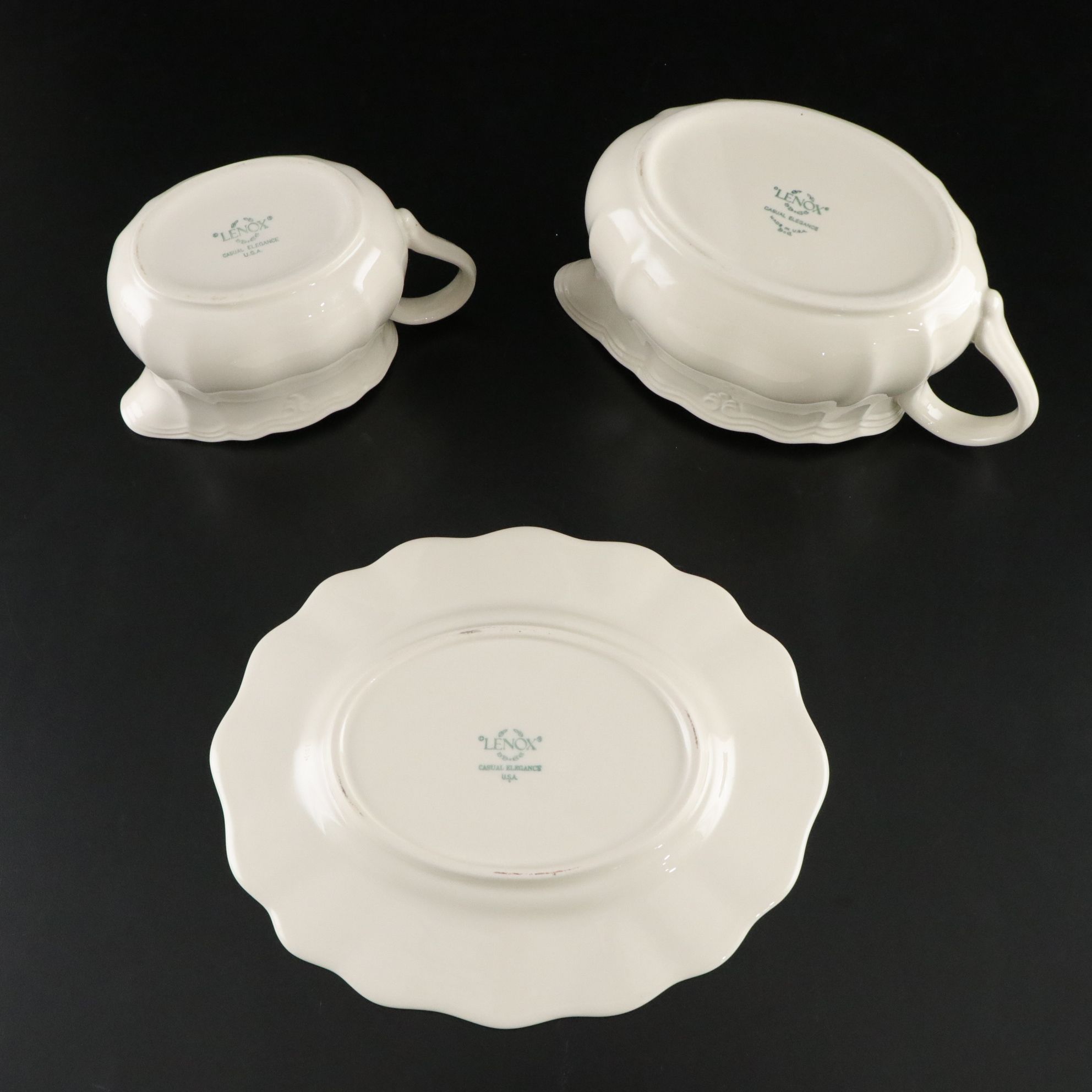 Lenox "Casual Elegance" Porcelain Dinnerware Set with Serving Platters