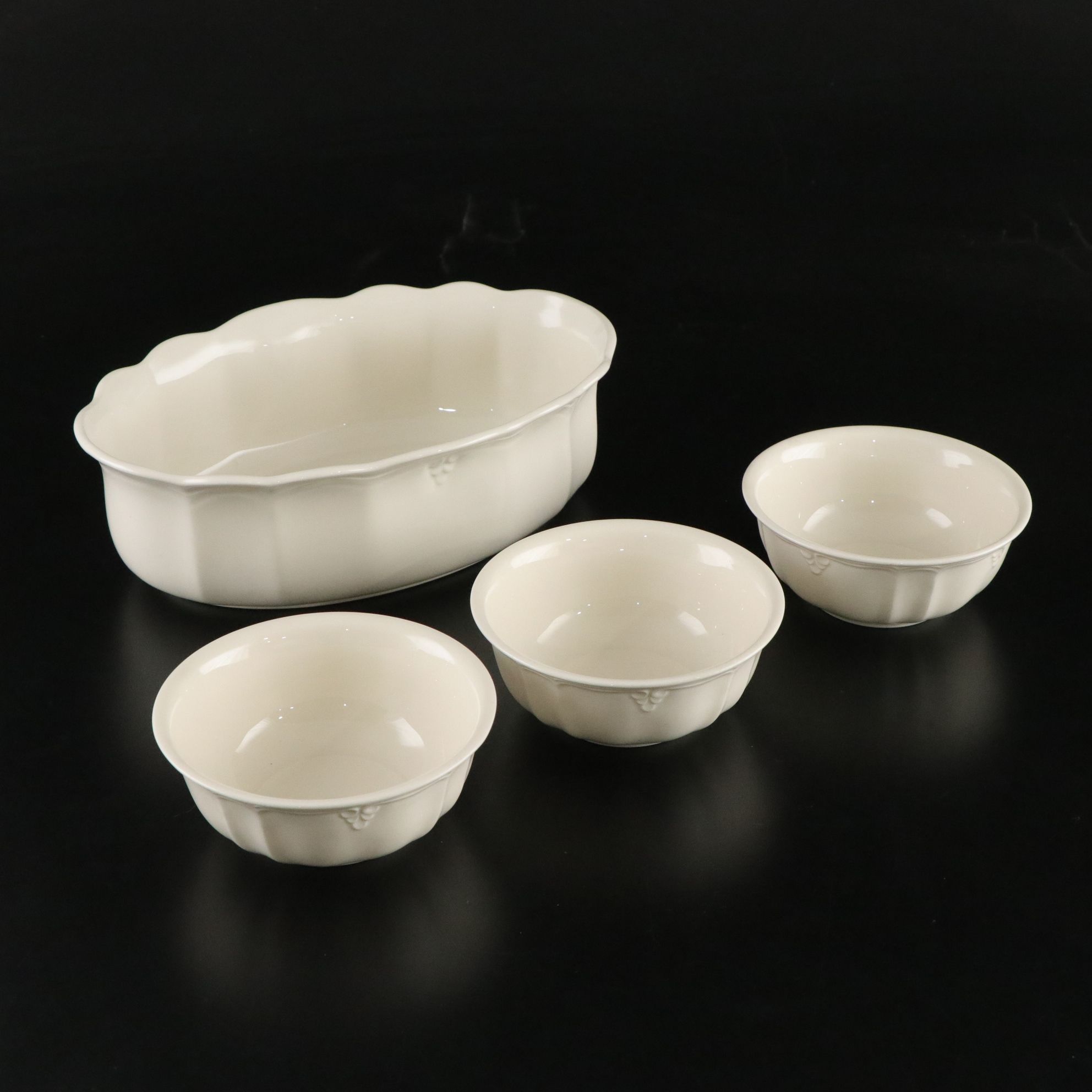 Lenox "Casual Elegance" Porcelain Dinnerware Set with Serving Platters