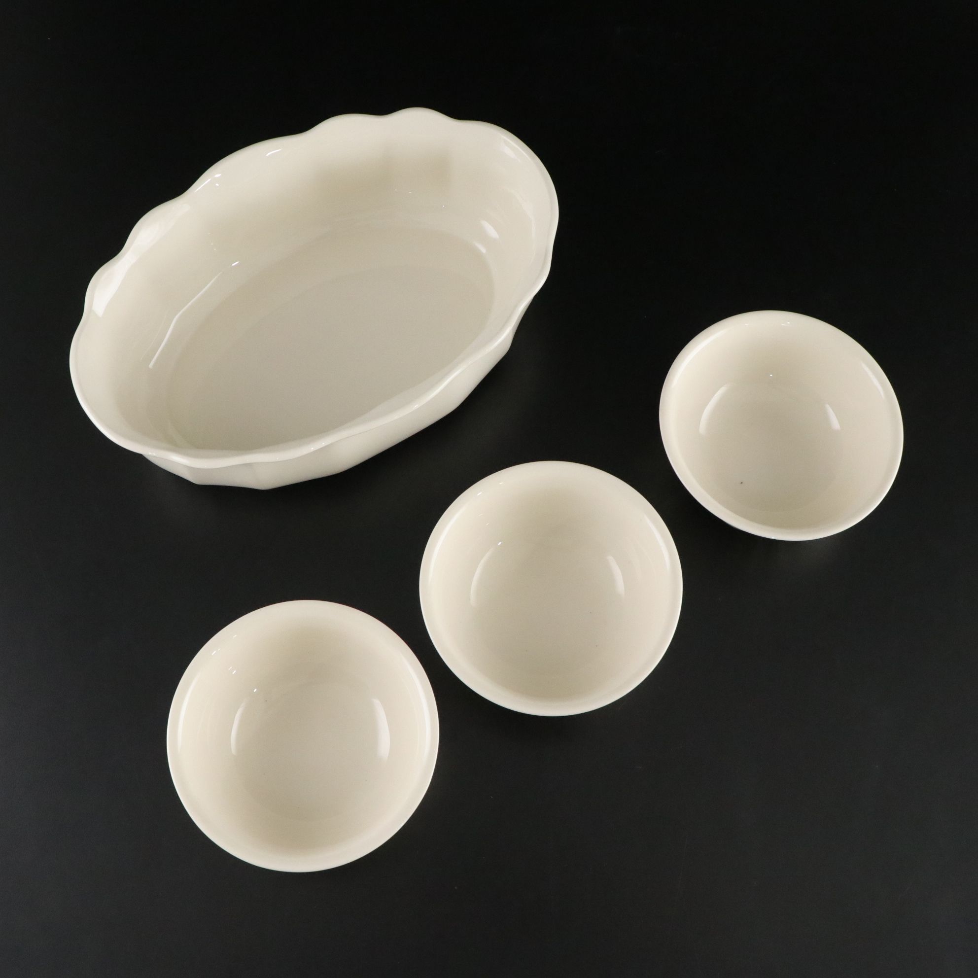 Lenox "Casual Elegance" Porcelain Dinnerware Set with Serving Platters