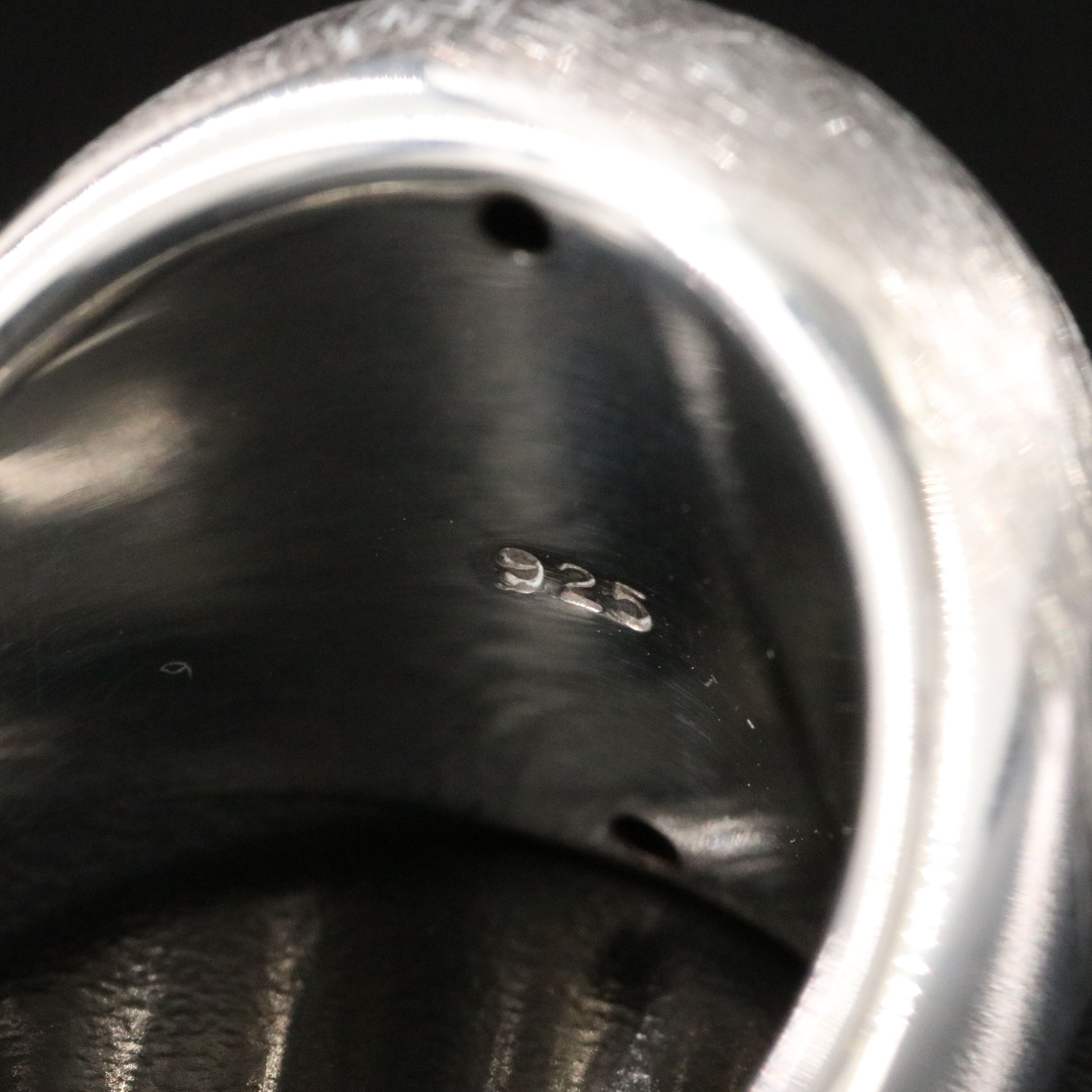 Sterling Dome Ring with Brushed Finish