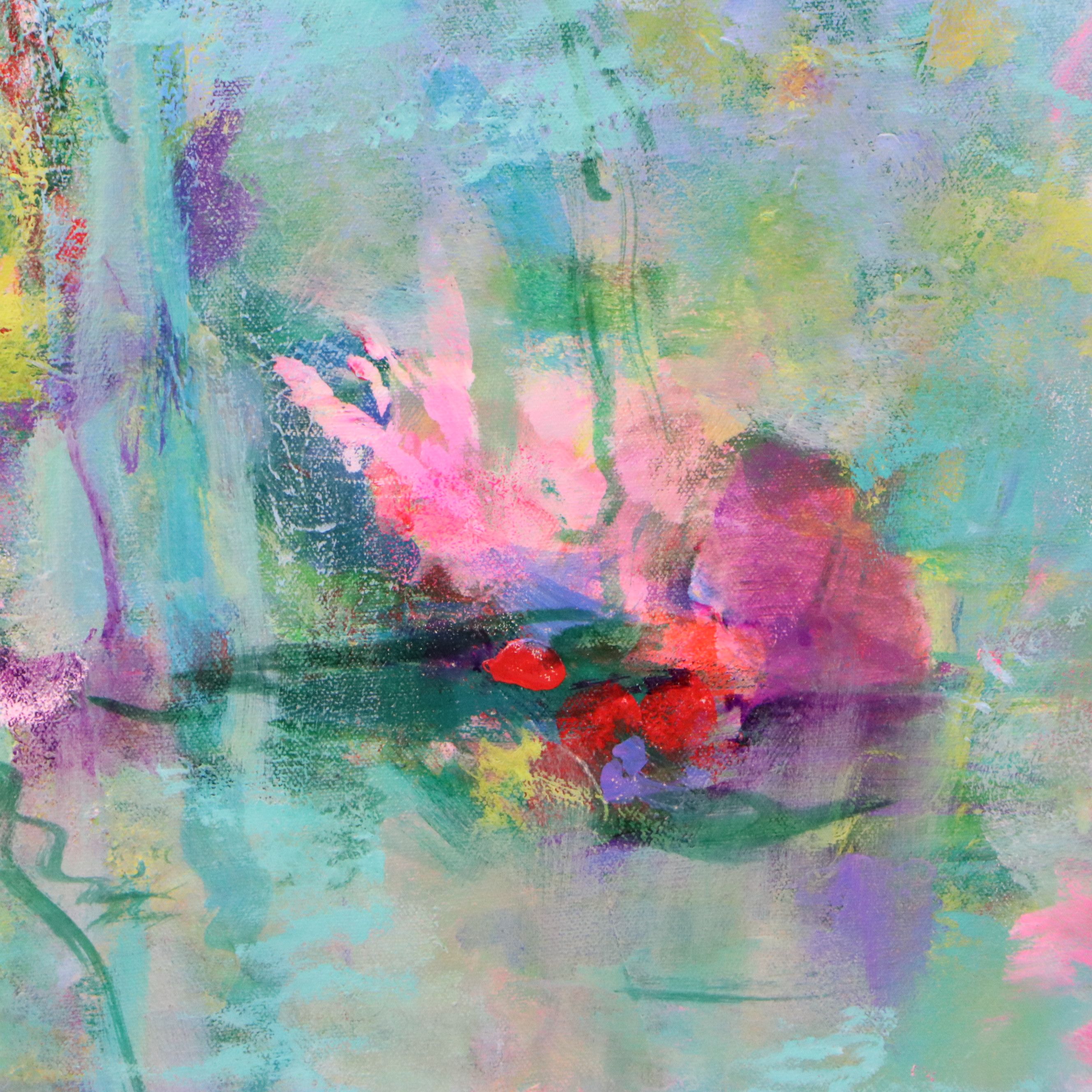 Mark Whitmarsh Acrylic Painting "Sunny Side," 21st Century