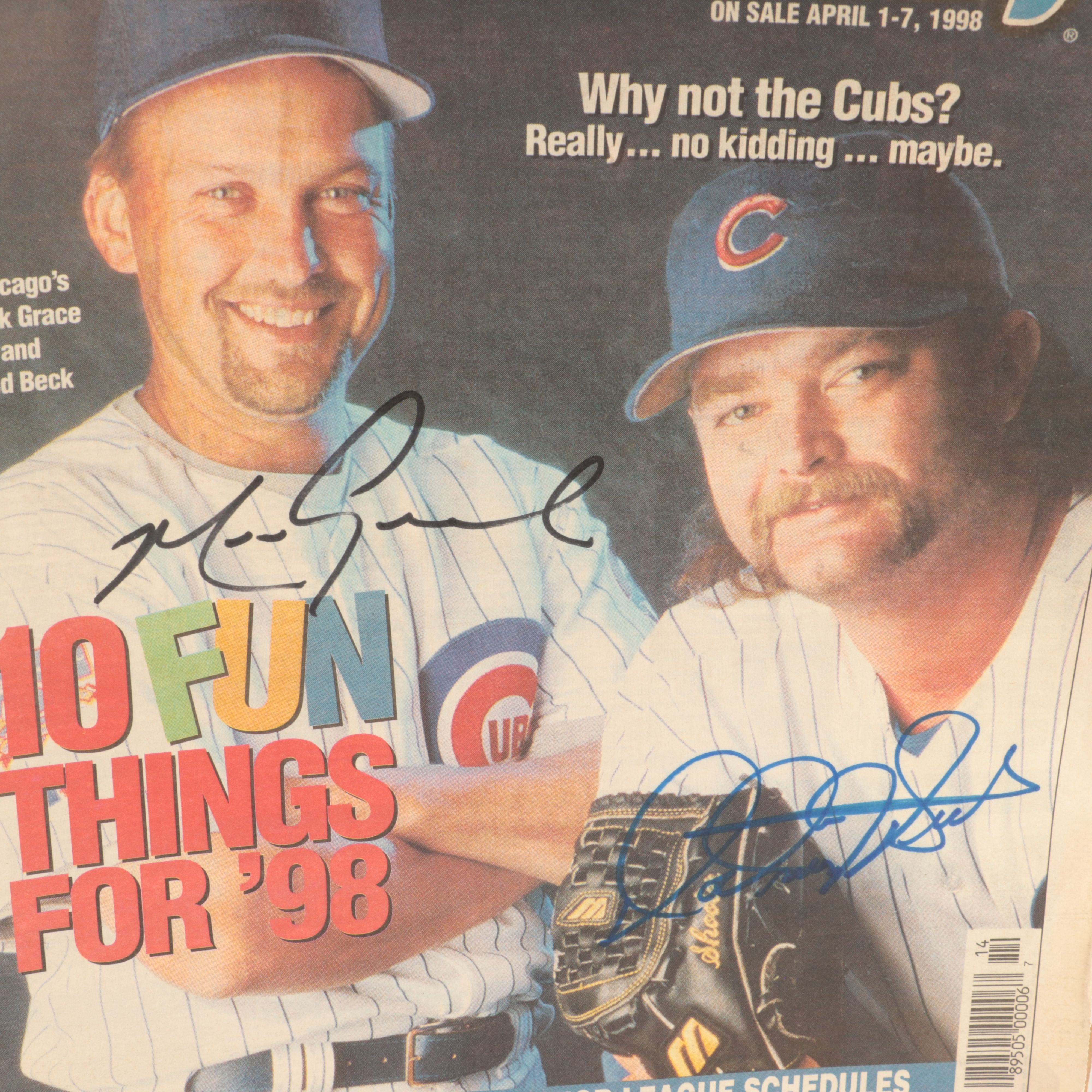 Ten MLB and NBA/NCAA Basketball Signatures, Including Mark McGwire