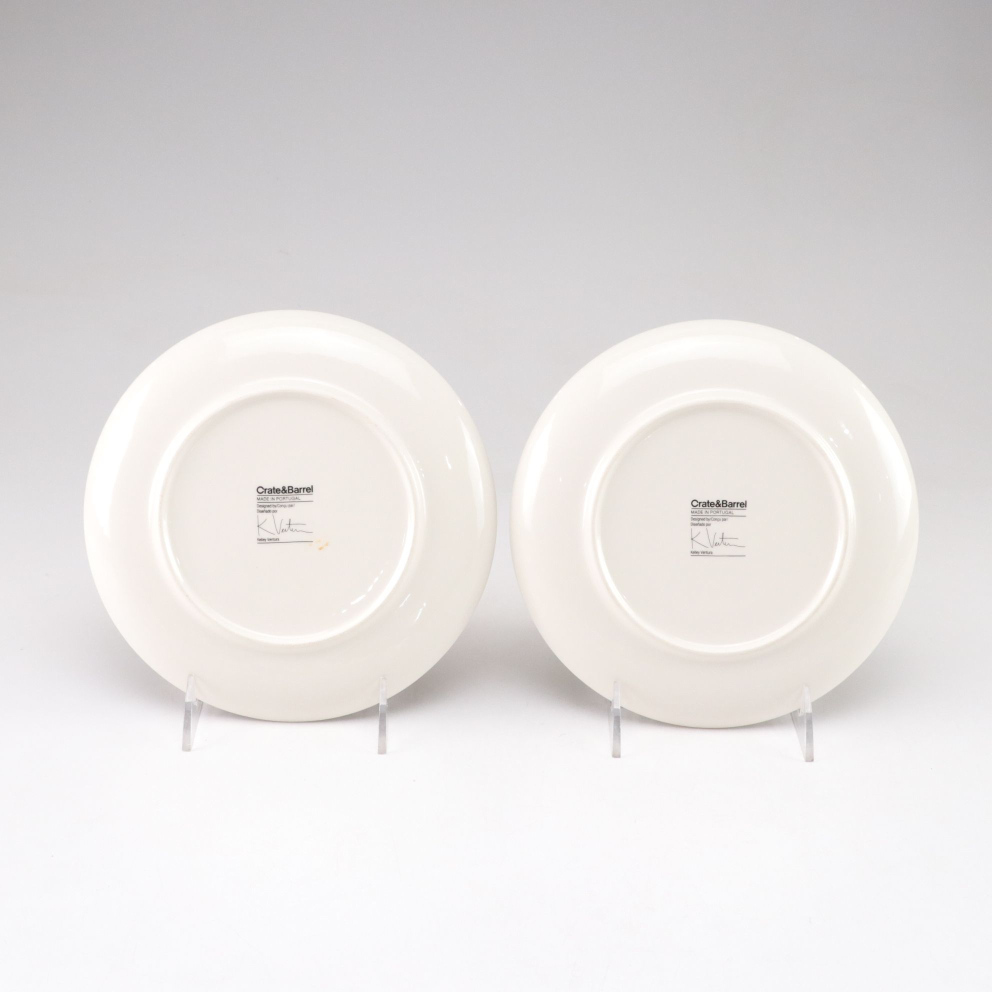 Crate & Barrel "Autumn Leaf" Plates with Adams & Sons "Empress" Creamer & Sugar