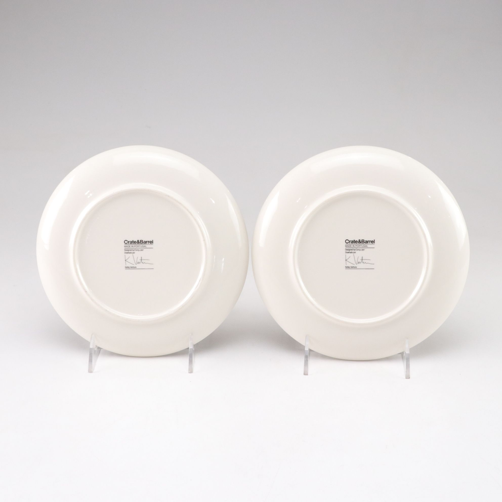 Crate & Barrel "Autumn Leaf" Plates with Adams & Sons "Empress" Creamer & Sugar