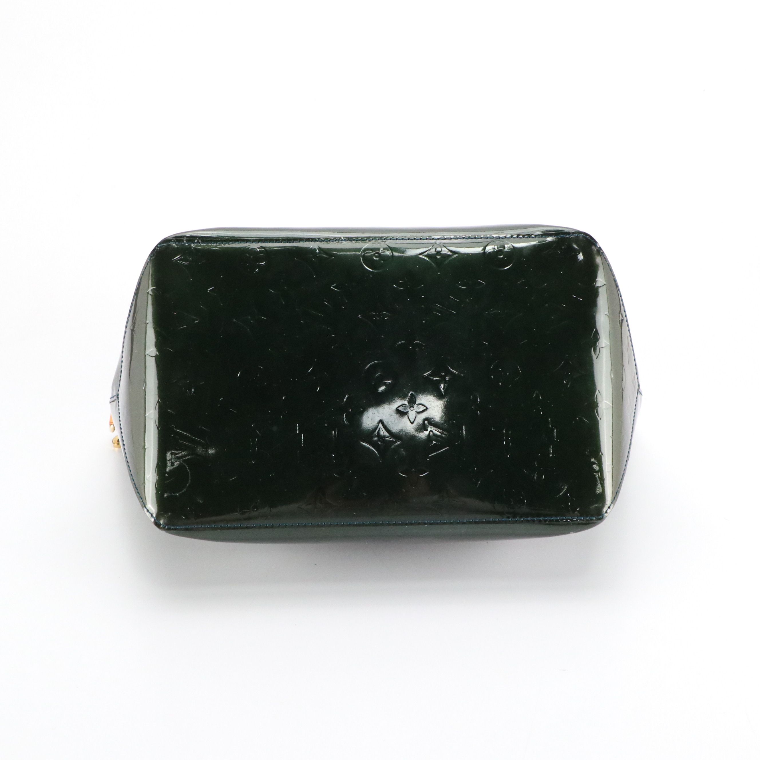 Louis Vuitton Bellevue GM Shoulder Bag in Green Monogram Vernis and Leather