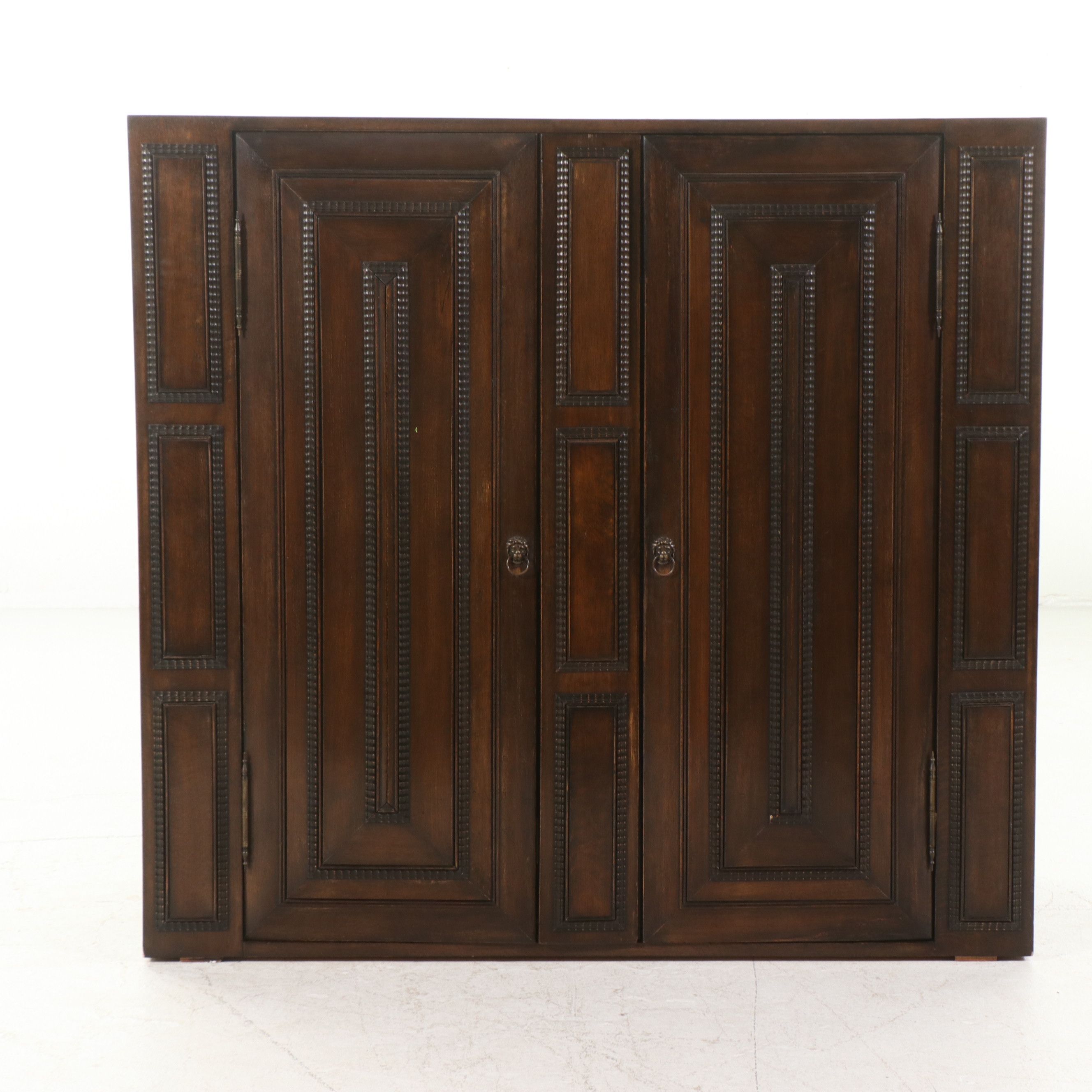 Richard E. Gentry Bespoke Dutch Baroque Style Armoire
