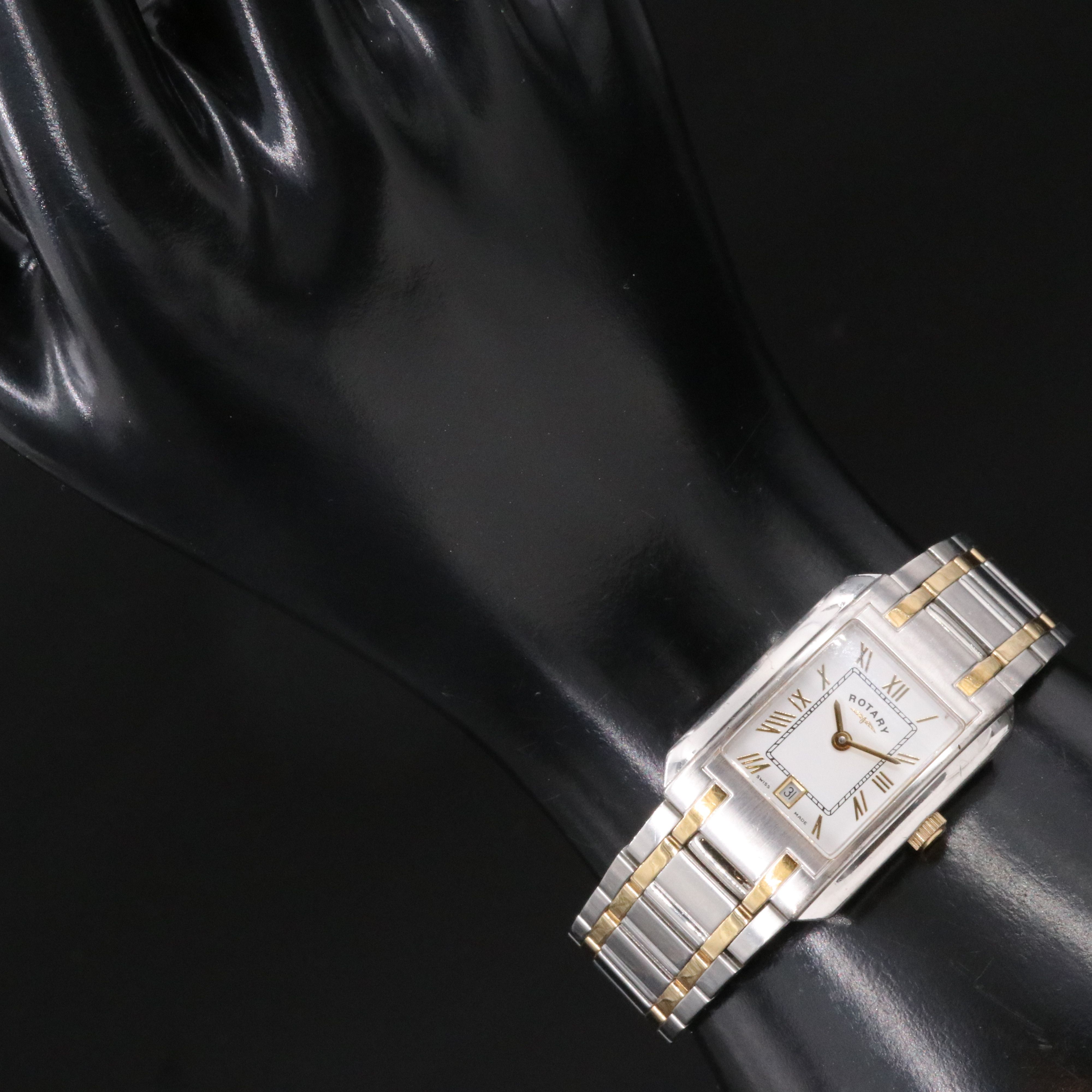 Rotary Heritage Two Tone Stainless Steel Quartz Watch