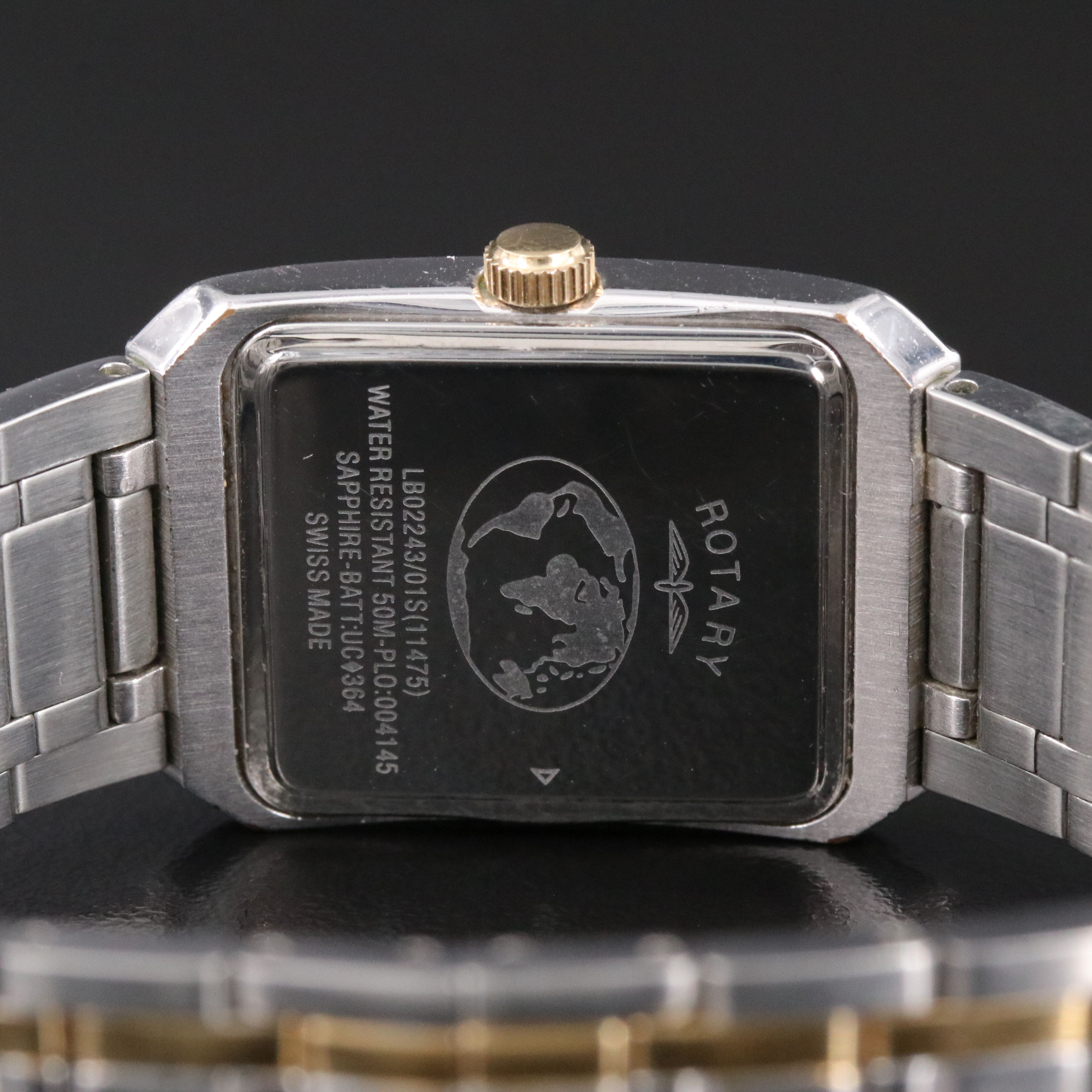 Rotary Heritage Two Tone Stainless Steel Quartz Watch