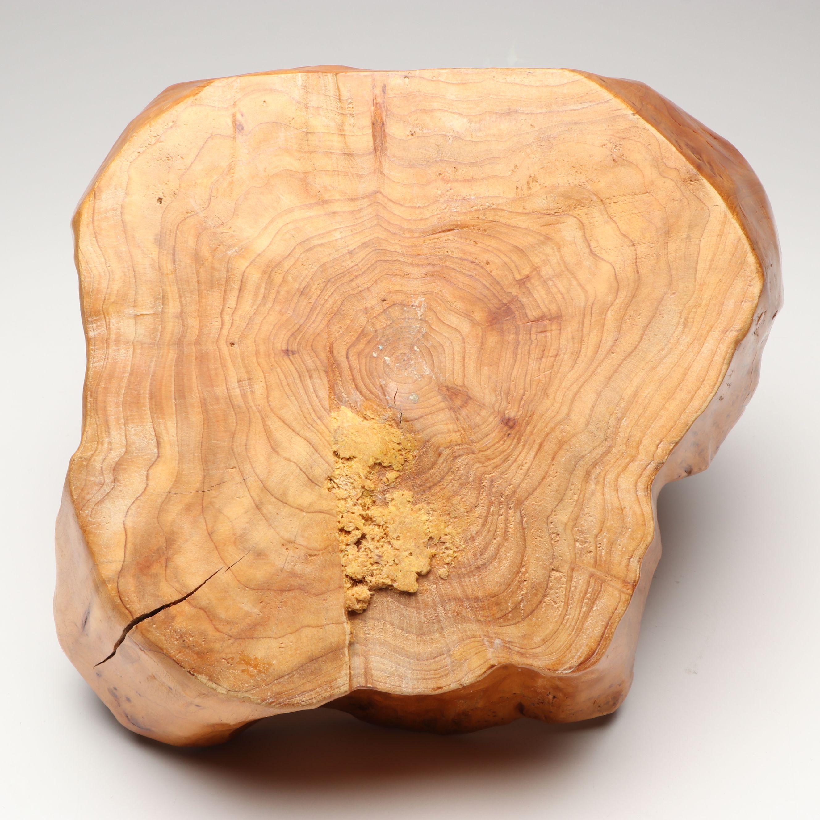 Burled Wood Knot Basket with Bowl