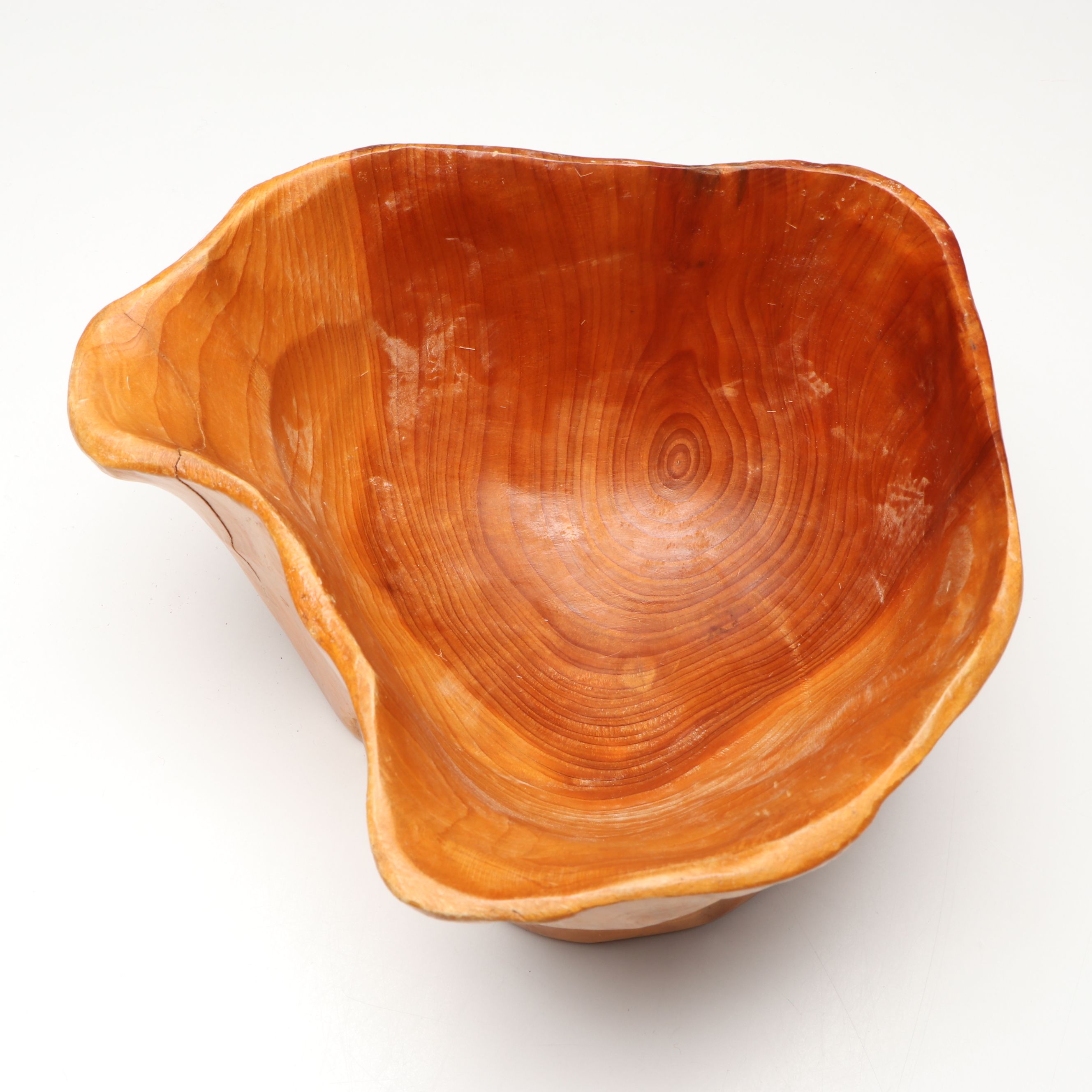 Burled Wood Knot Basket with Bowl