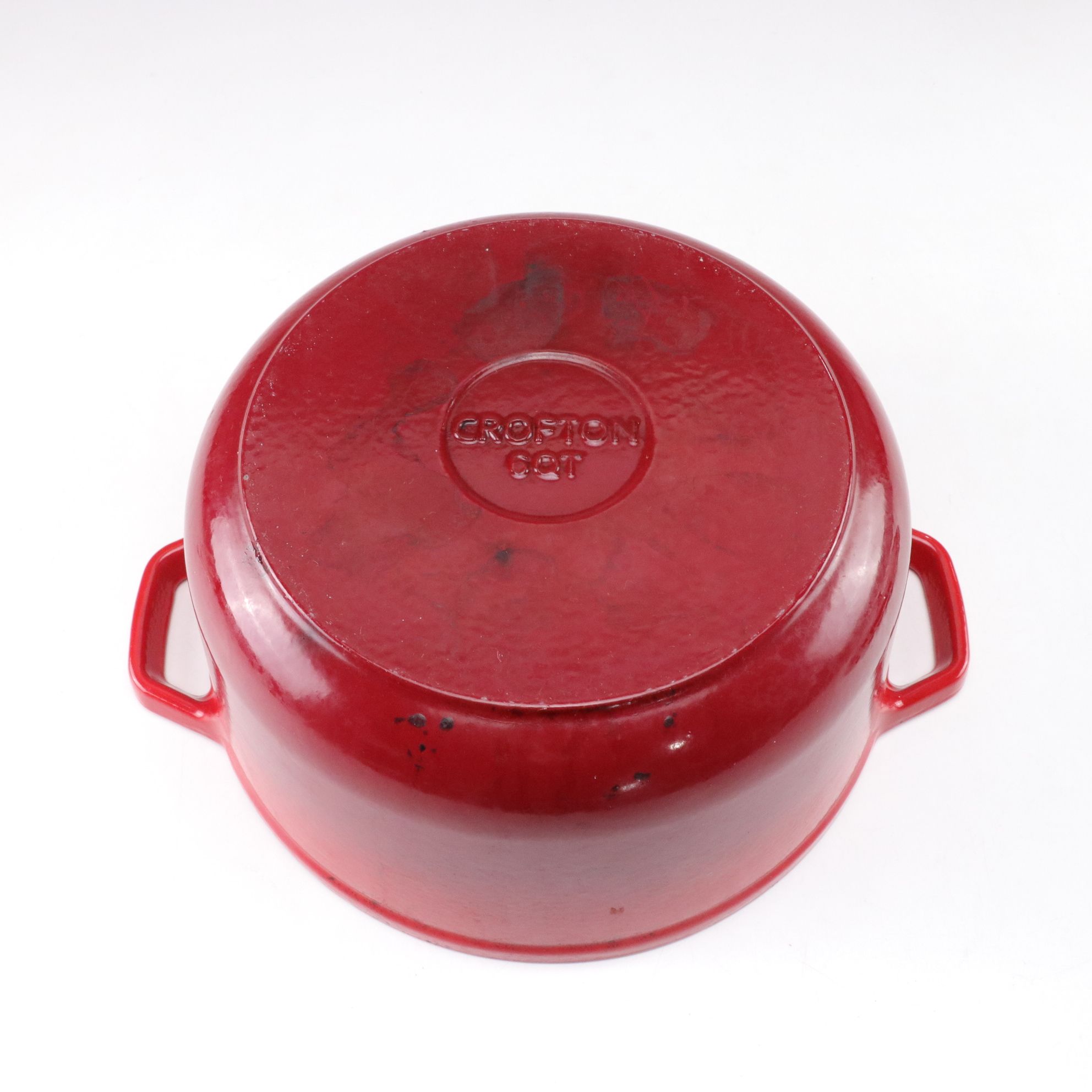 Crofton Red Enameled Cast Iron 6 QT. Dutch Oven