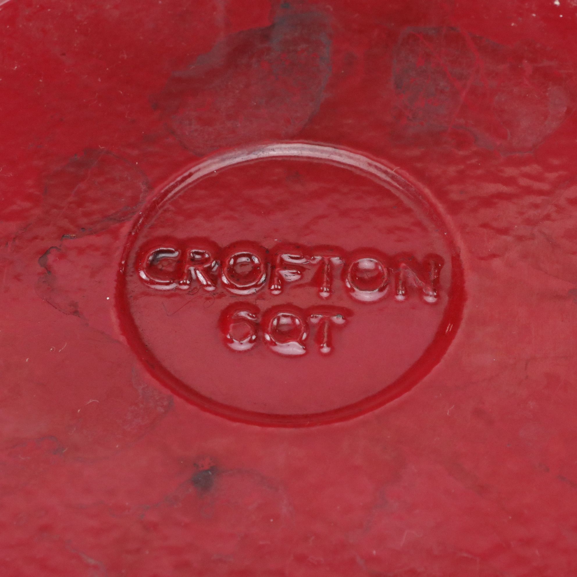 Crofton Red Enameled Cast Iron 6 QT. Dutch Oven