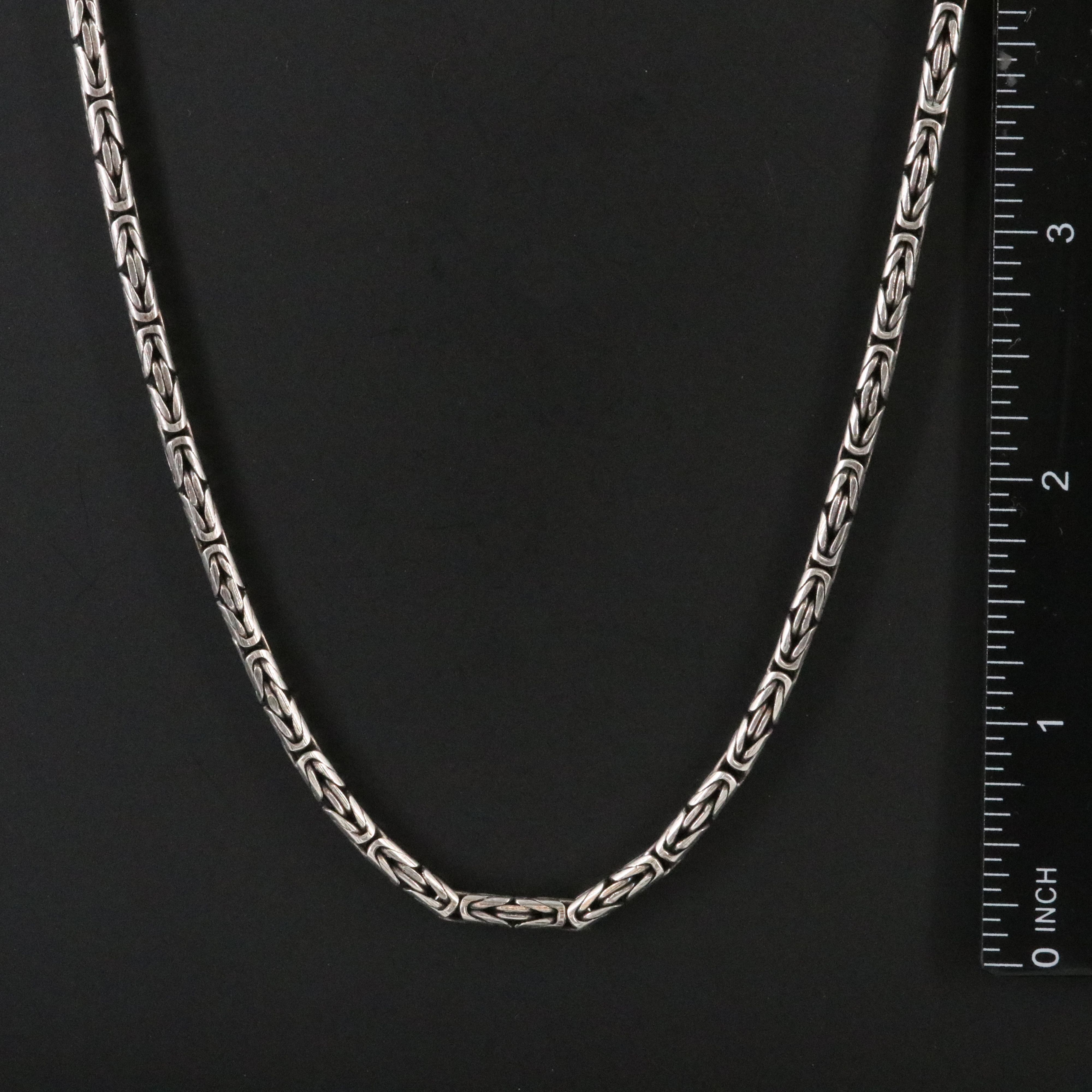 Sterling Byzantine Chain Necklace