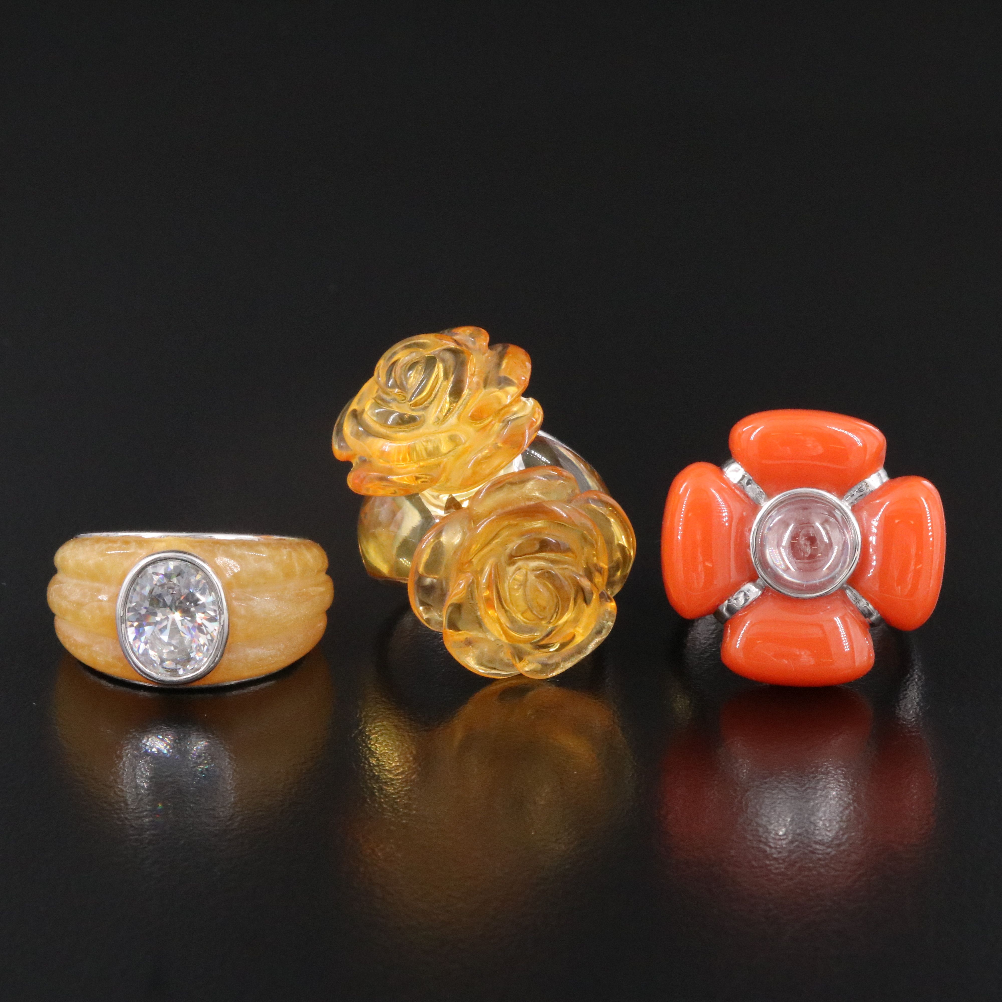 Angelique de Paris Featured in Sterling Ring Collection