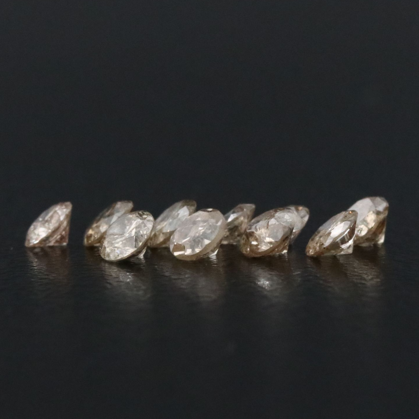 Loose 1.10 CTW Brown Diamond Melee