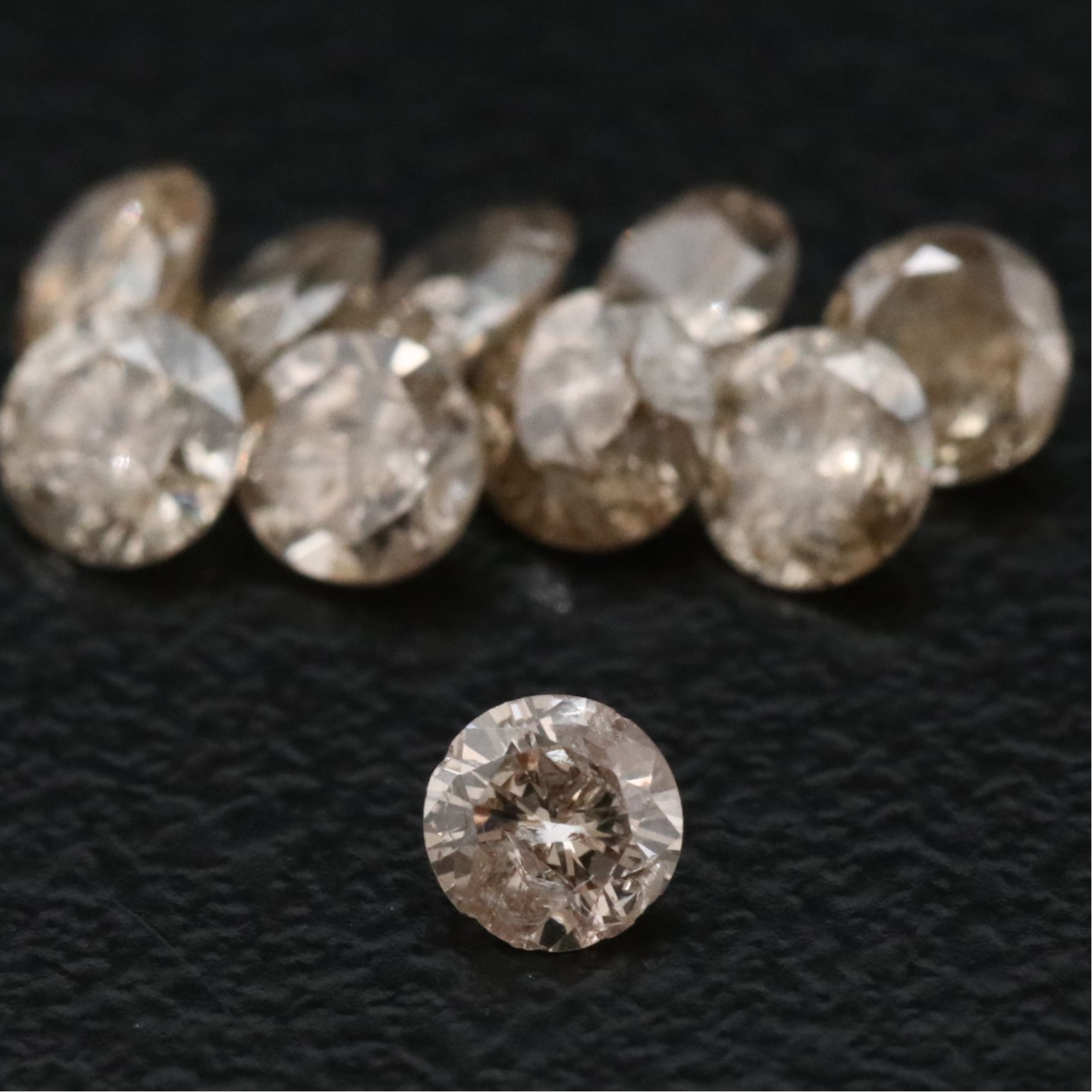 Loose 1.10 CTW Brown Diamond Melee