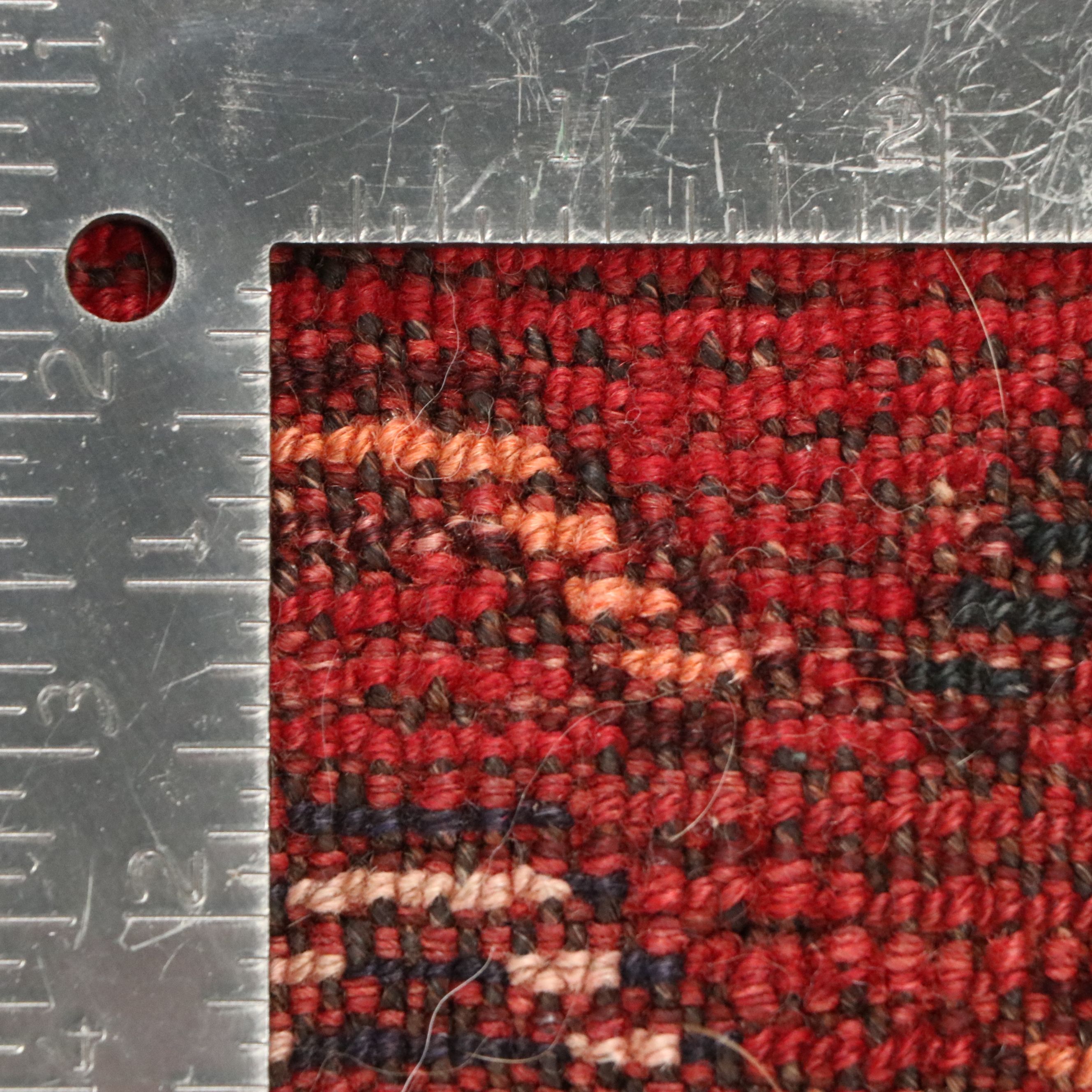 4'3 x 8'7 Hand-Knotted Persian Kurdish Area Rug