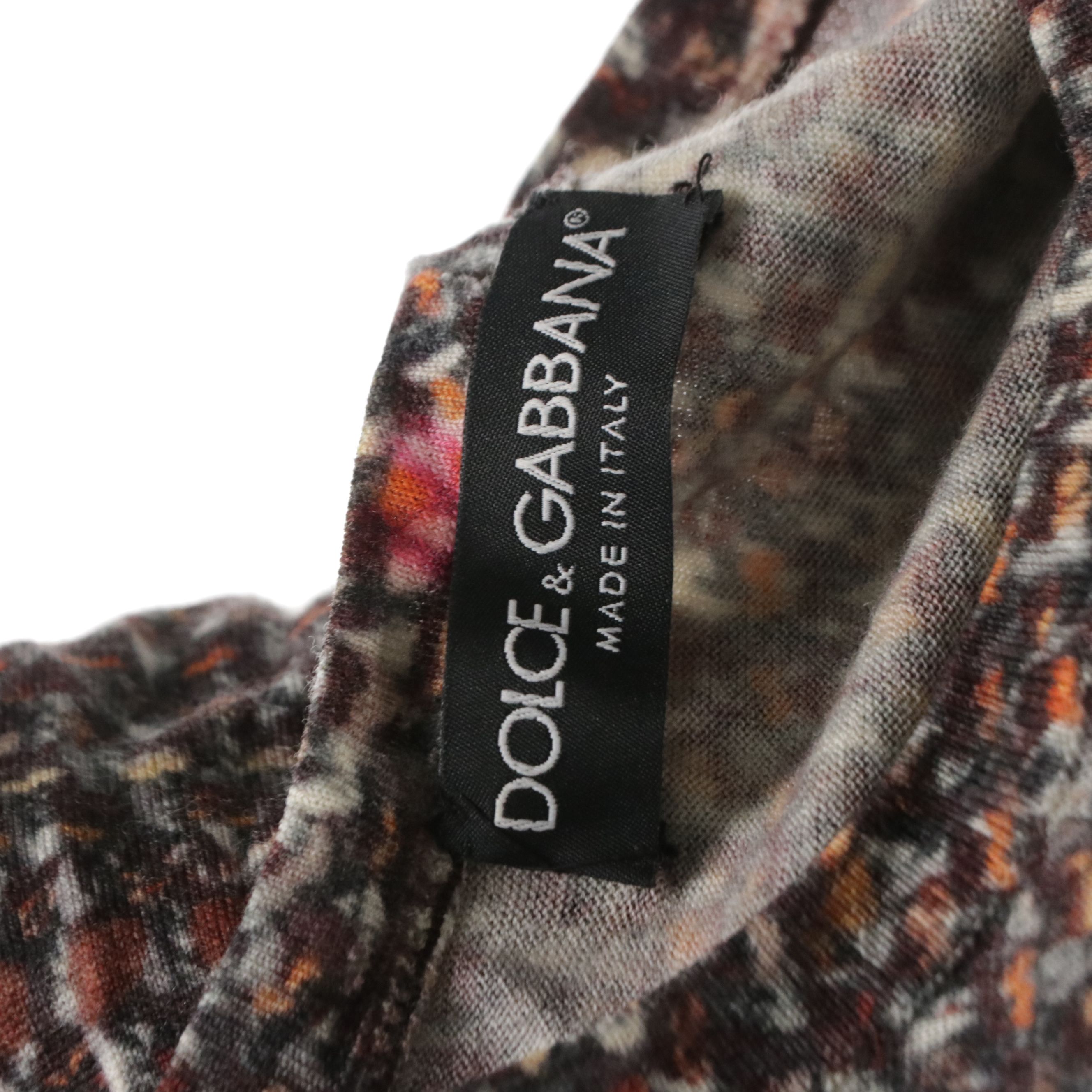 Dolce & Gabbana Printed Wool Two-Piece Sleeveless Top and Cardigan Set